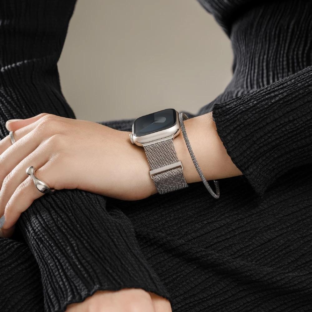 MAGEASY 手錶帶 米蘭磁吸錶帶 Apple Watch錶帶 不鏽鋼 Milanese Ultra/S10-5