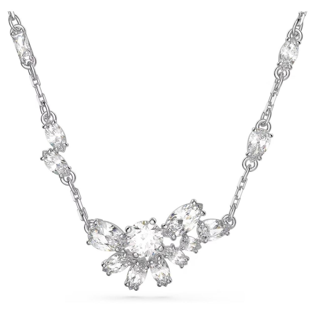 Swarovski 花朵水鑽項鍊