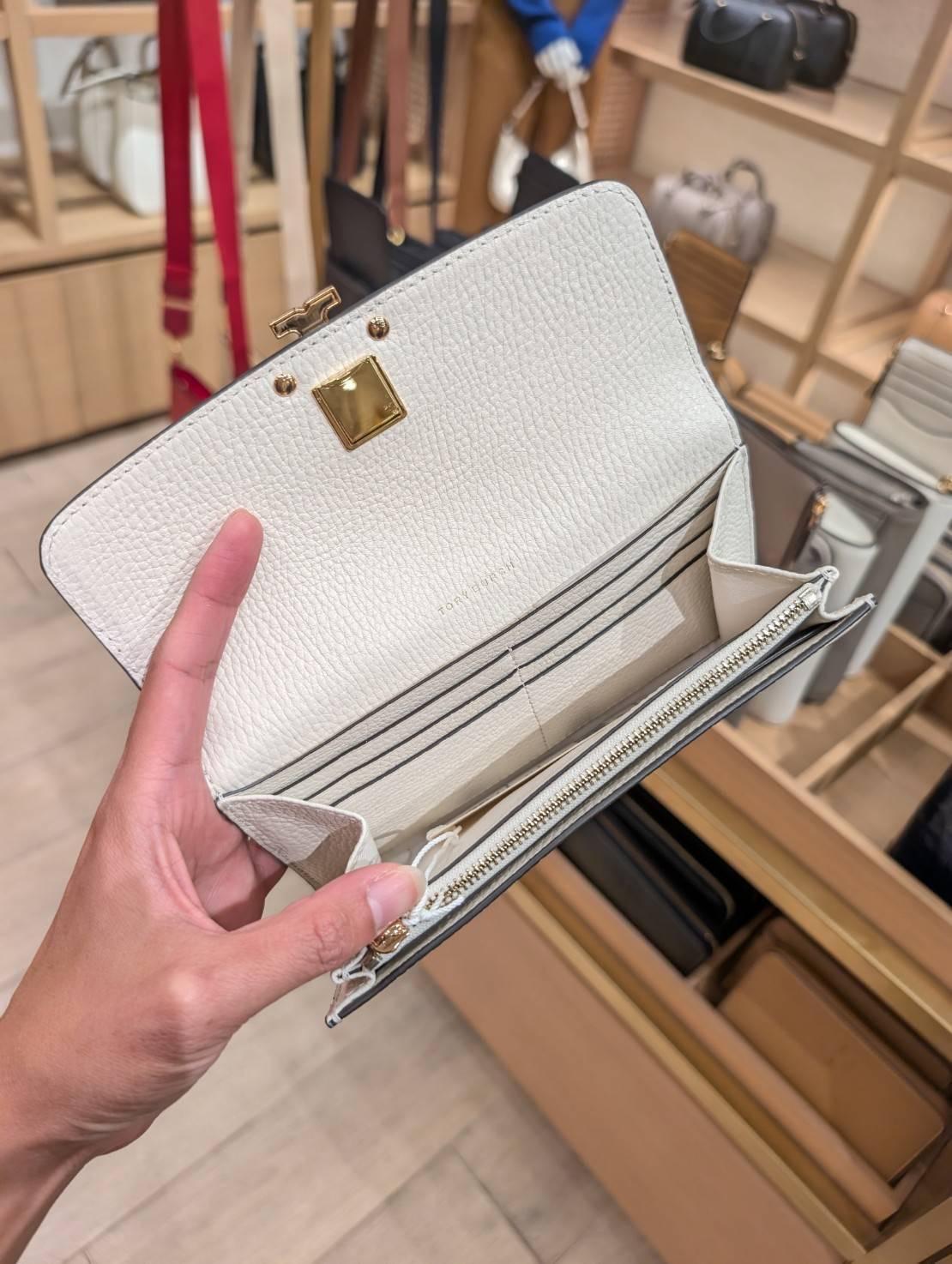 TORY BURCH Britten 掀蓋信封式長夾