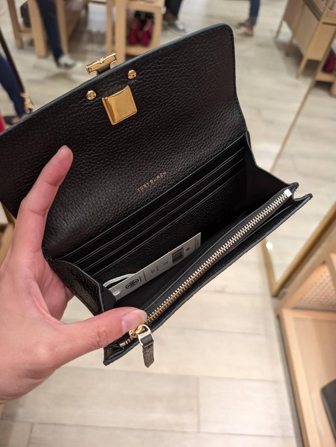 TORY BURCH Britten 掀蓋信封式長夾