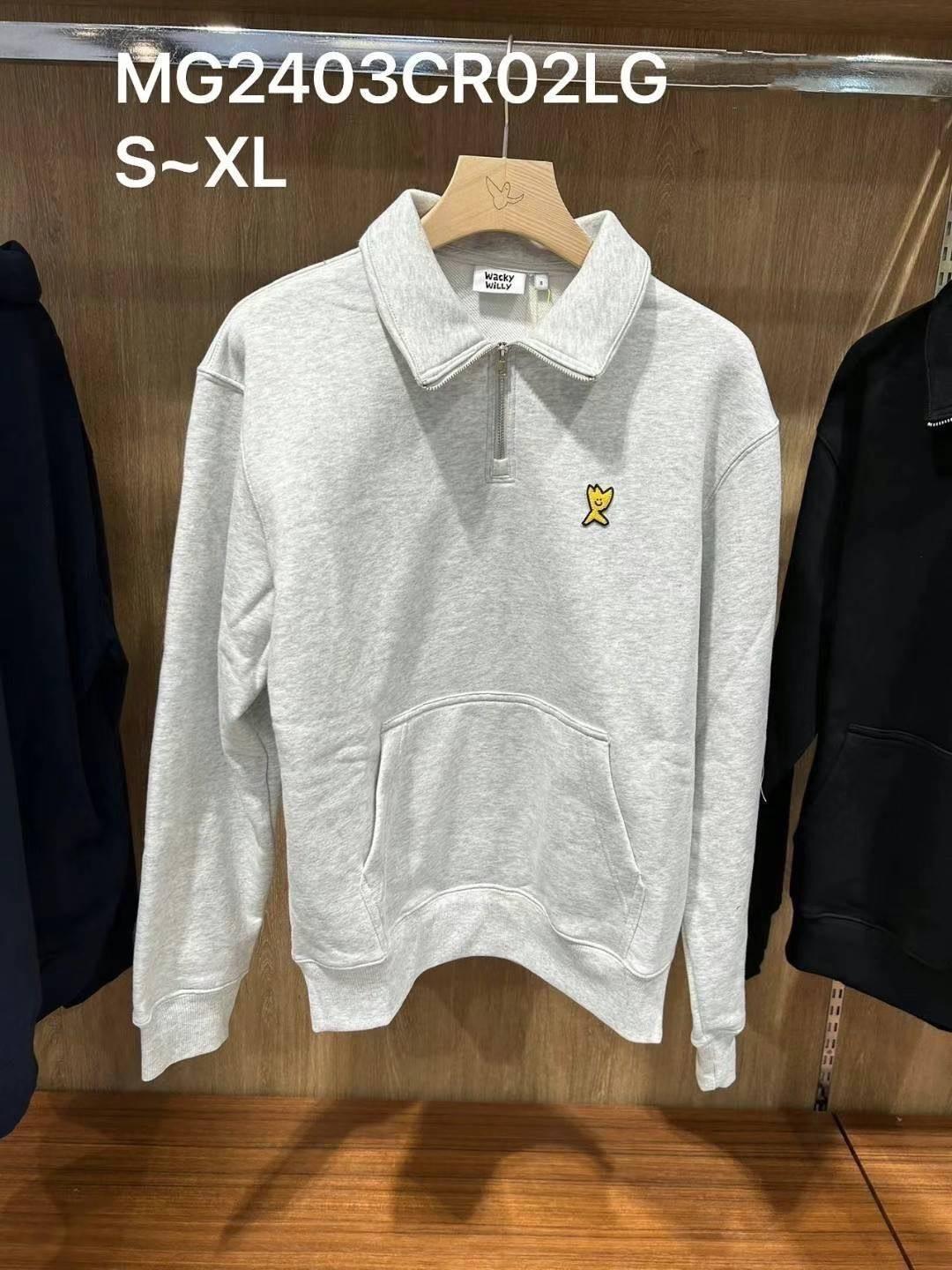 正韓🇰🇷 WACKY WILLY LOGO拉鍊上衣