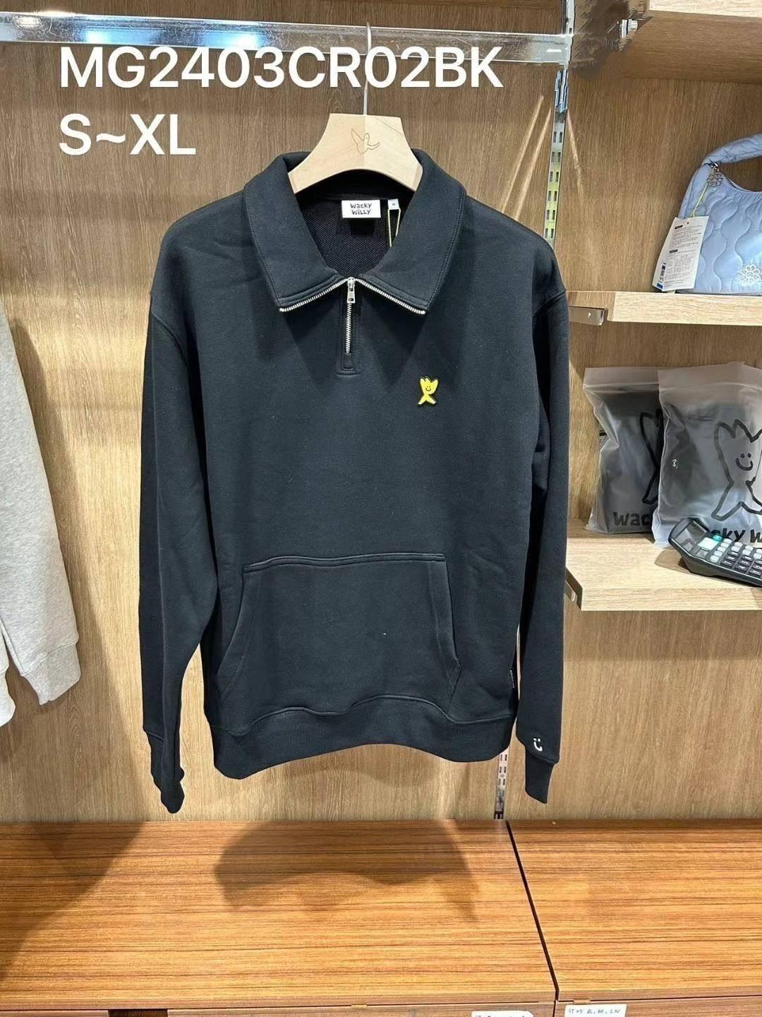 正韓🇰🇷 WACKY WILLY LOGO拉鍊上衣