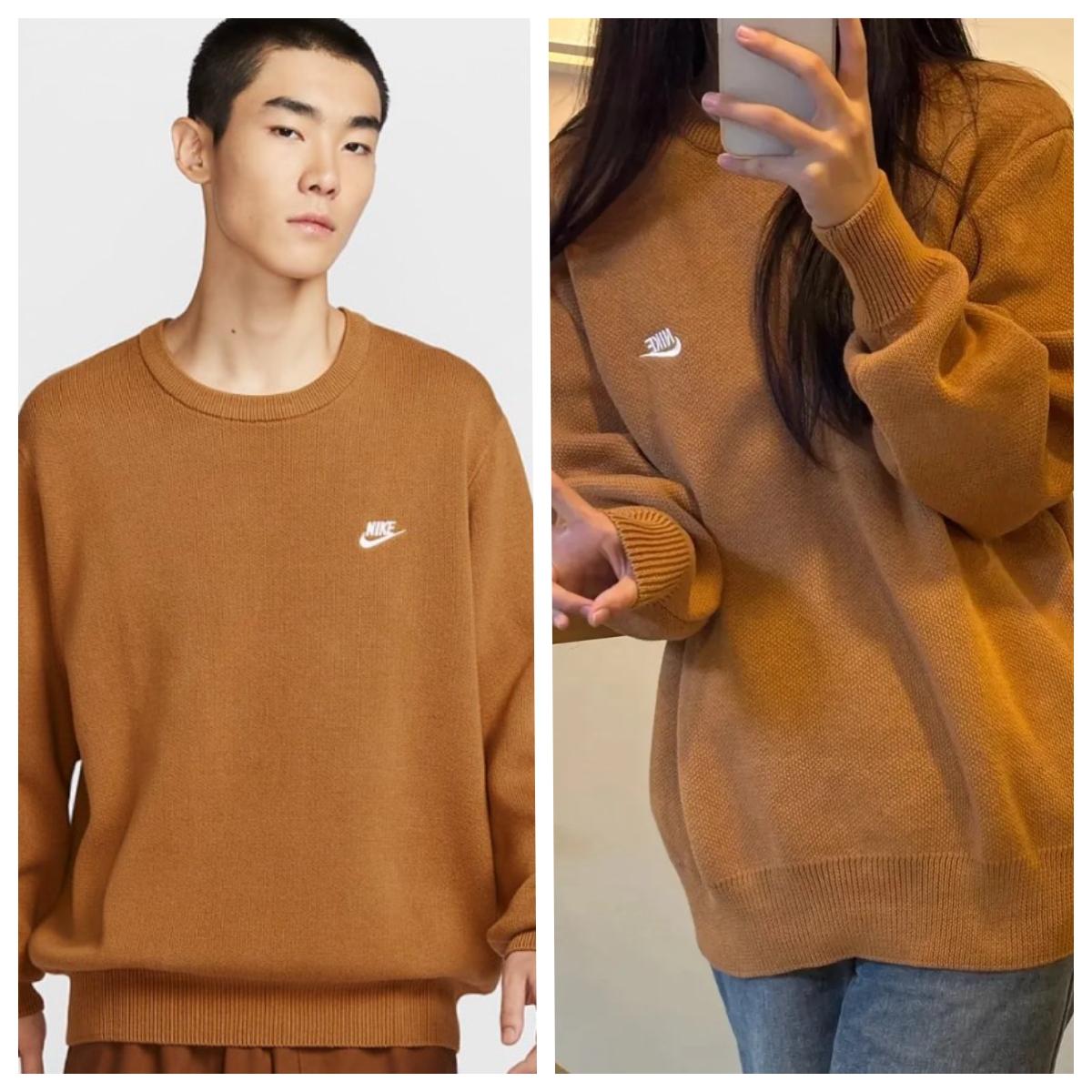 Nike 經典LOGO針織上衣｜男女通用款・中性簡約風百搭單品