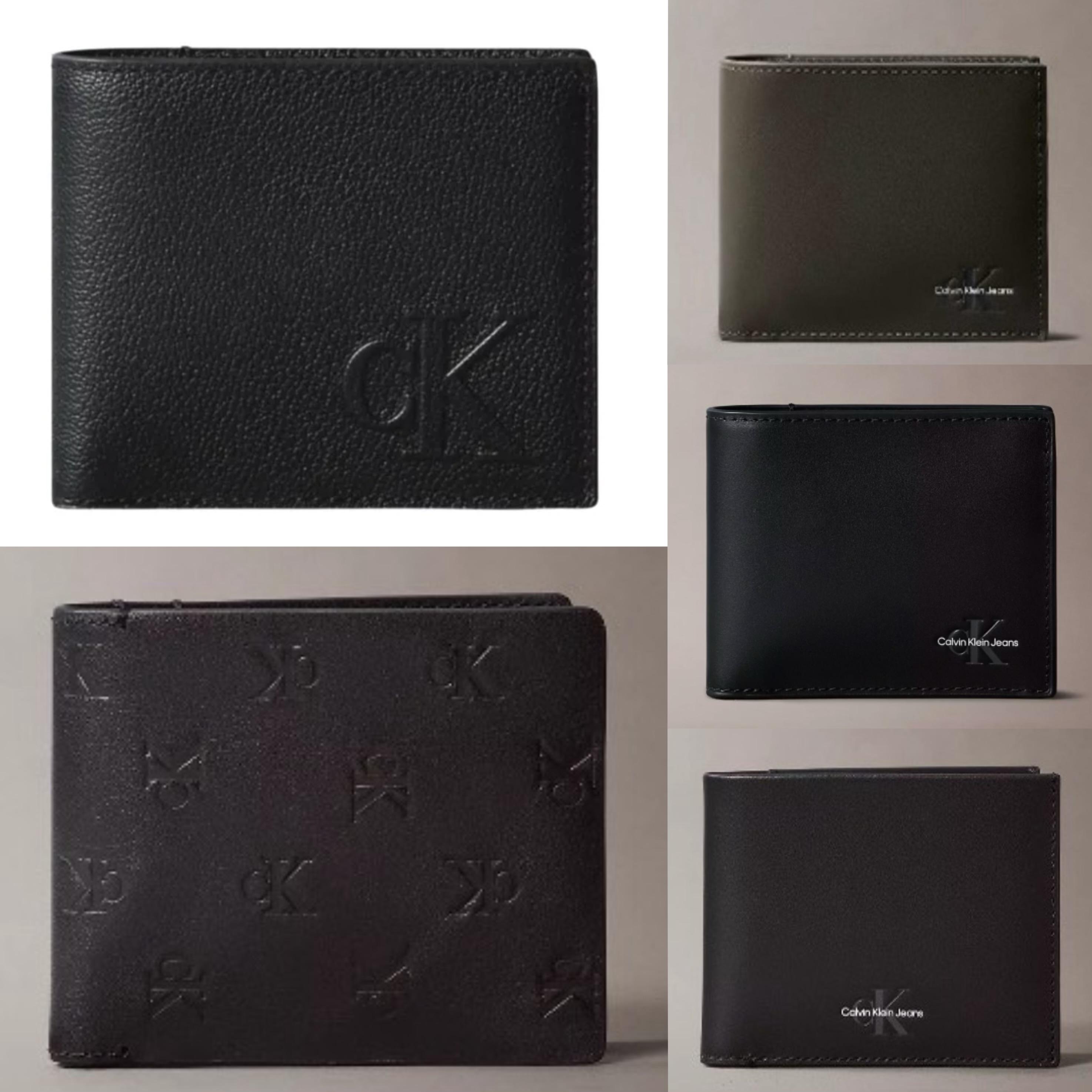 Calvin Klein CK 男士經典短夾 五款｜零錢袋設計・多夾層實用款