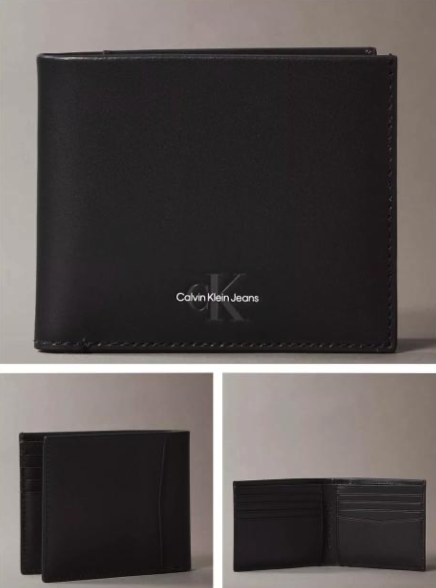 Calvin Klein CK 男士經典短夾 五款｜零錢袋設計・多夾層實用款