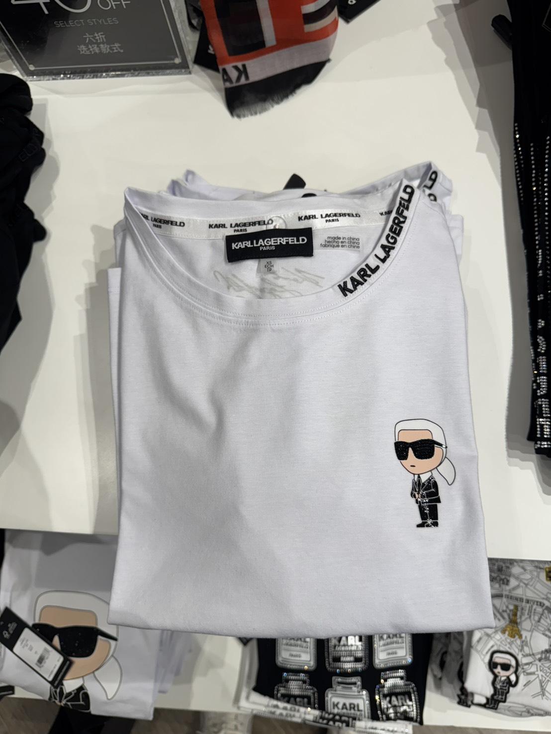 Karl Lagerfeld 老佛爺系列短T｜燙金設計・LOGO經典・質感款通通有