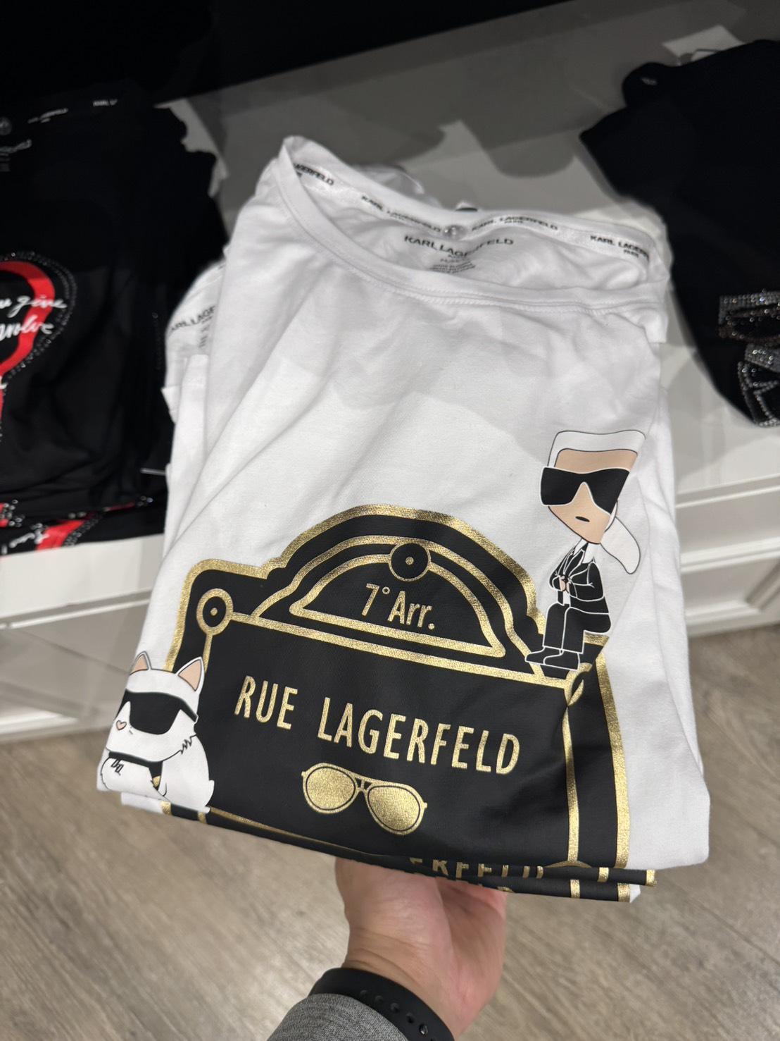 Karl Lagerfeld 老佛爺系列短T｜燙金設計・LOGO經典・質感款通通有