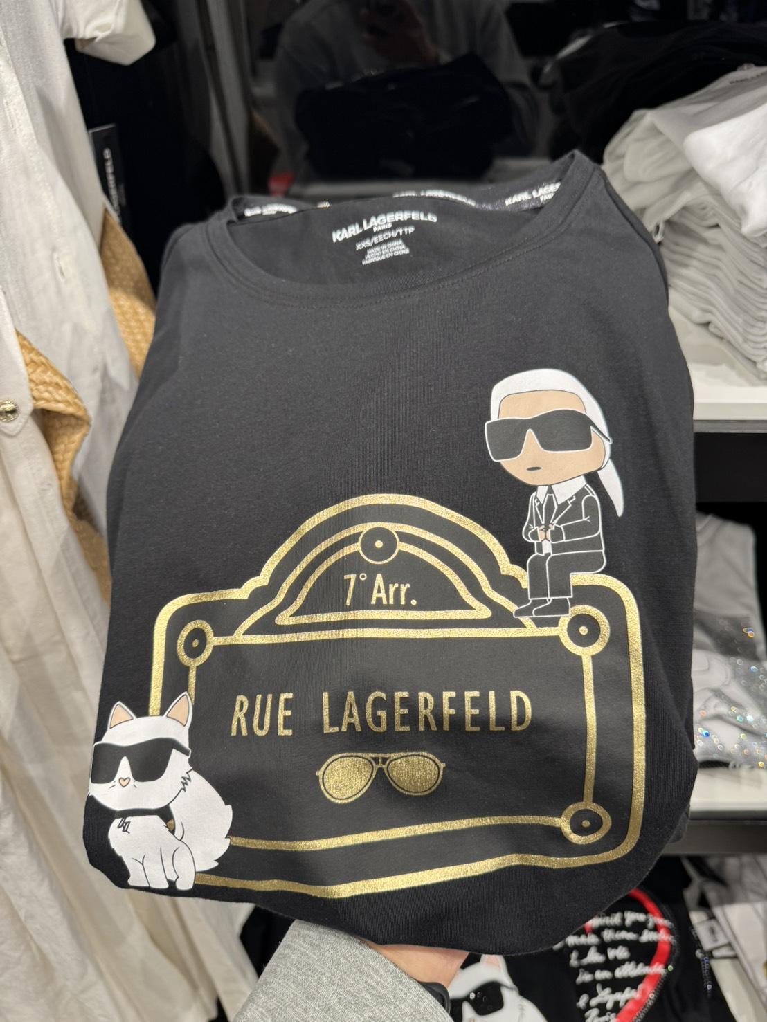 Karl Lagerfeld 老佛爺系列短T｜燙金設計・LOGO經典・質感款通通有