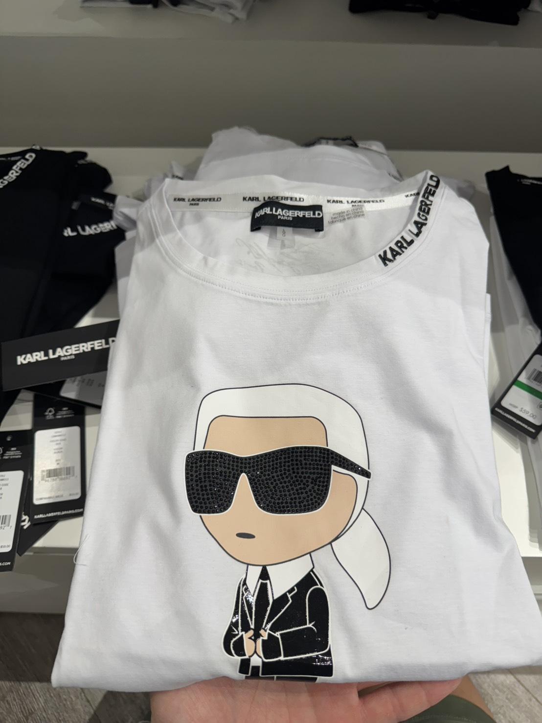 Karl Lagerfeld 老佛爺系列短T｜燙金設計・LOGO經典・質感款通通有