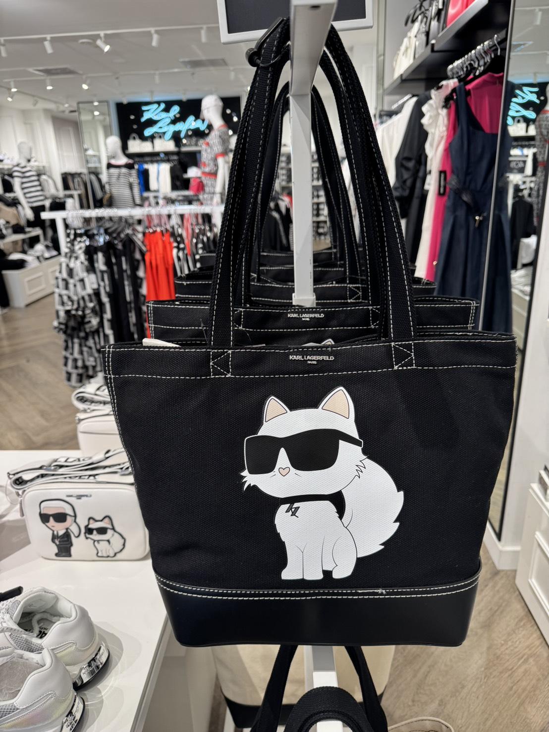 Karl Lagerfeld 老佛爺帆布托特包｜限量大容量款