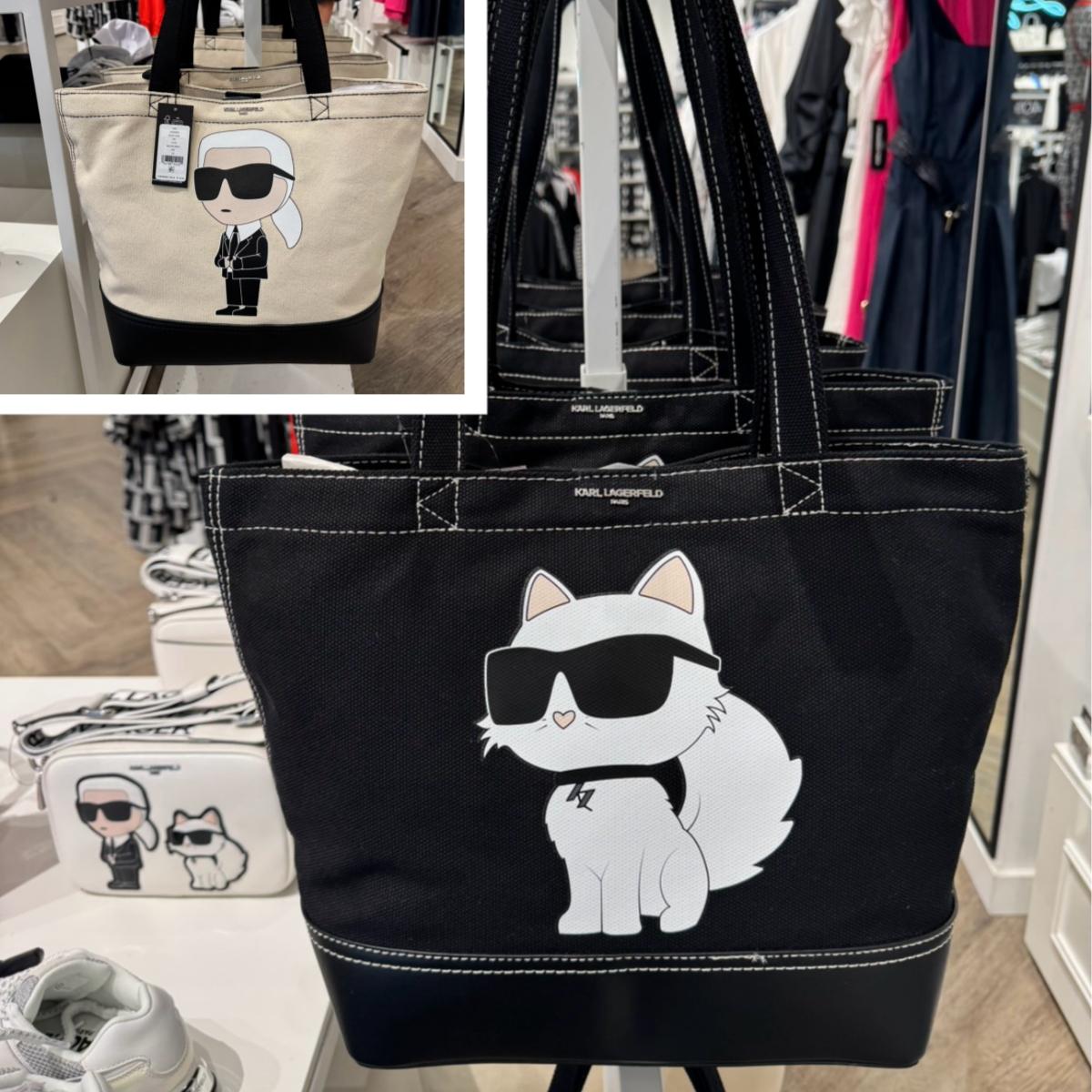 Karl Lagerfeld 老佛爺帆布托特包｜限量大容量款