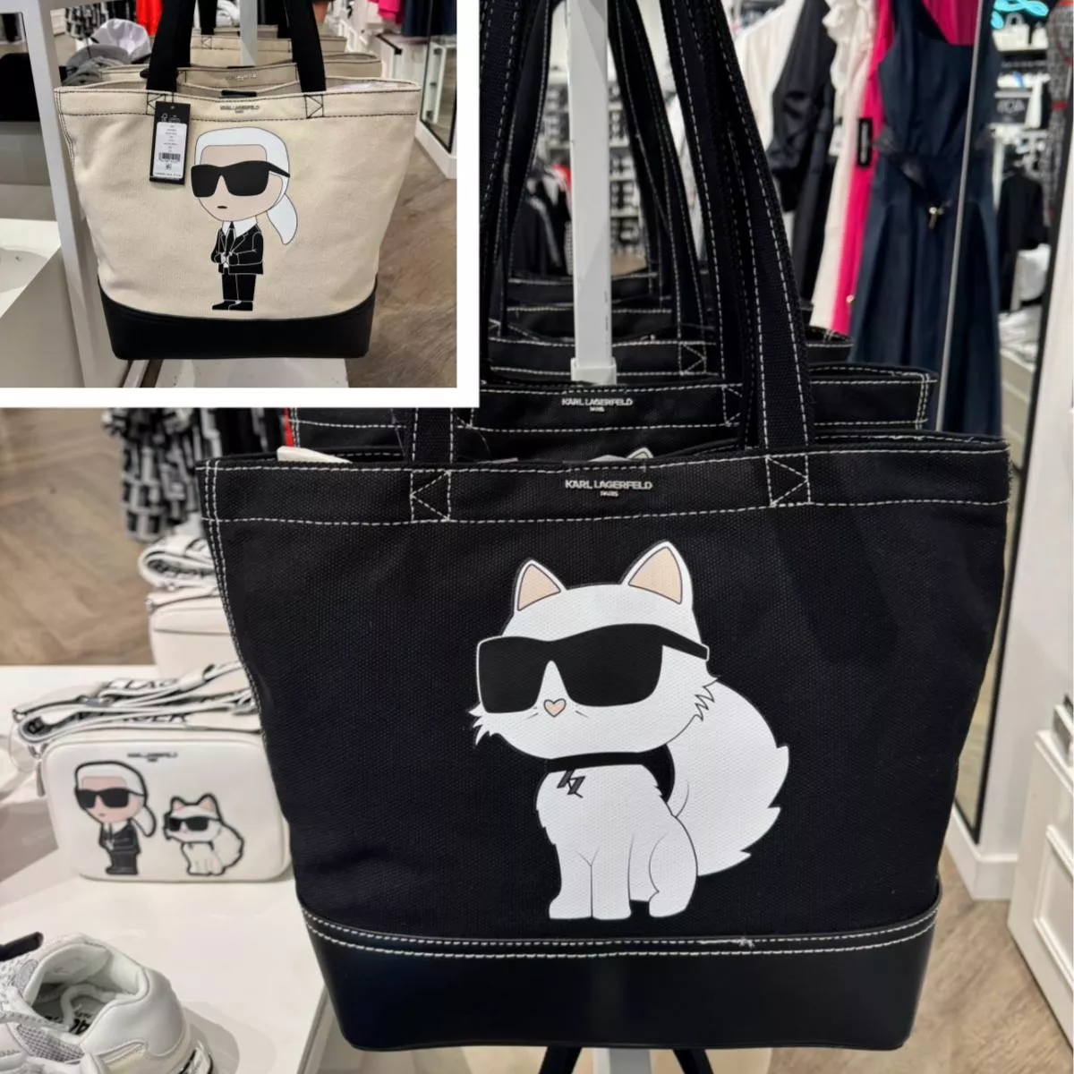 Karl Lagerfeld 老佛爺帆布托特包｜限量大容量款
