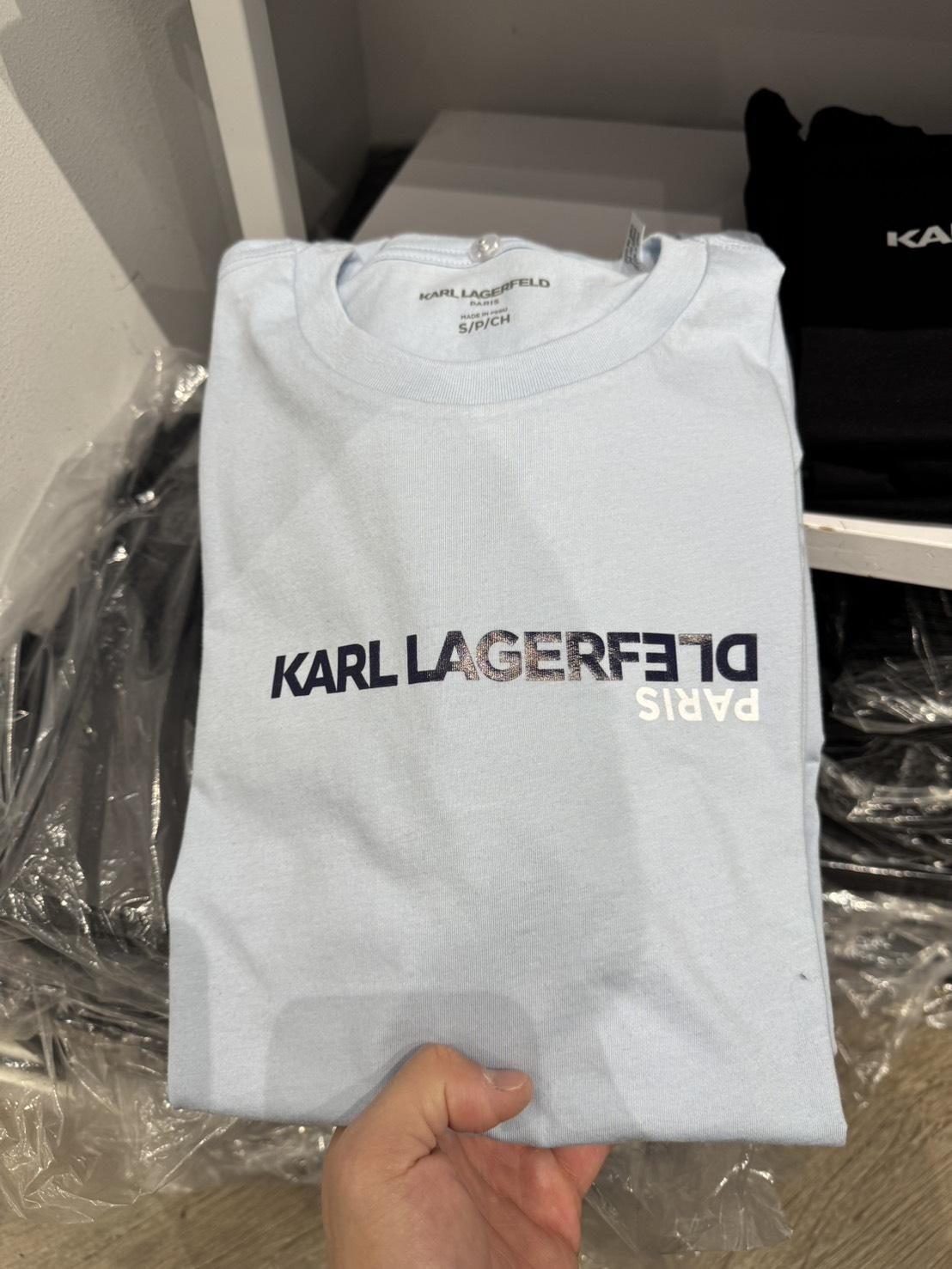 Karl Lagerfeld 卡爾男短T｜極簡LOGO設計・七款可選・日常百搭必收款
