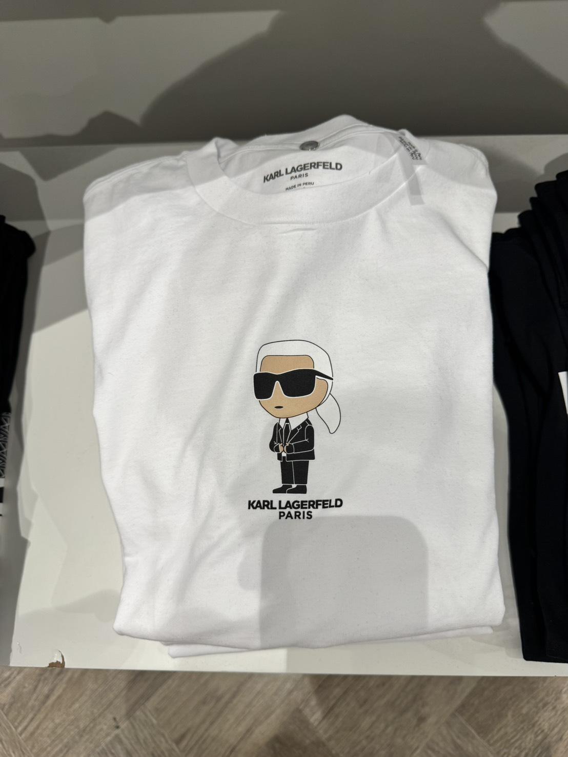 Karl Lagerfeld 卡爾男短T｜老佛爺公仔設計款・街頭潮感圖騰・八款任選