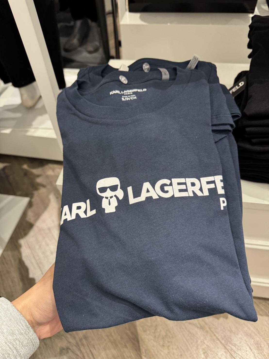 Karl Lagerfeld 卡爾男短T｜老佛爺公仔設計款・街頭潮感圖騰・八款任選
