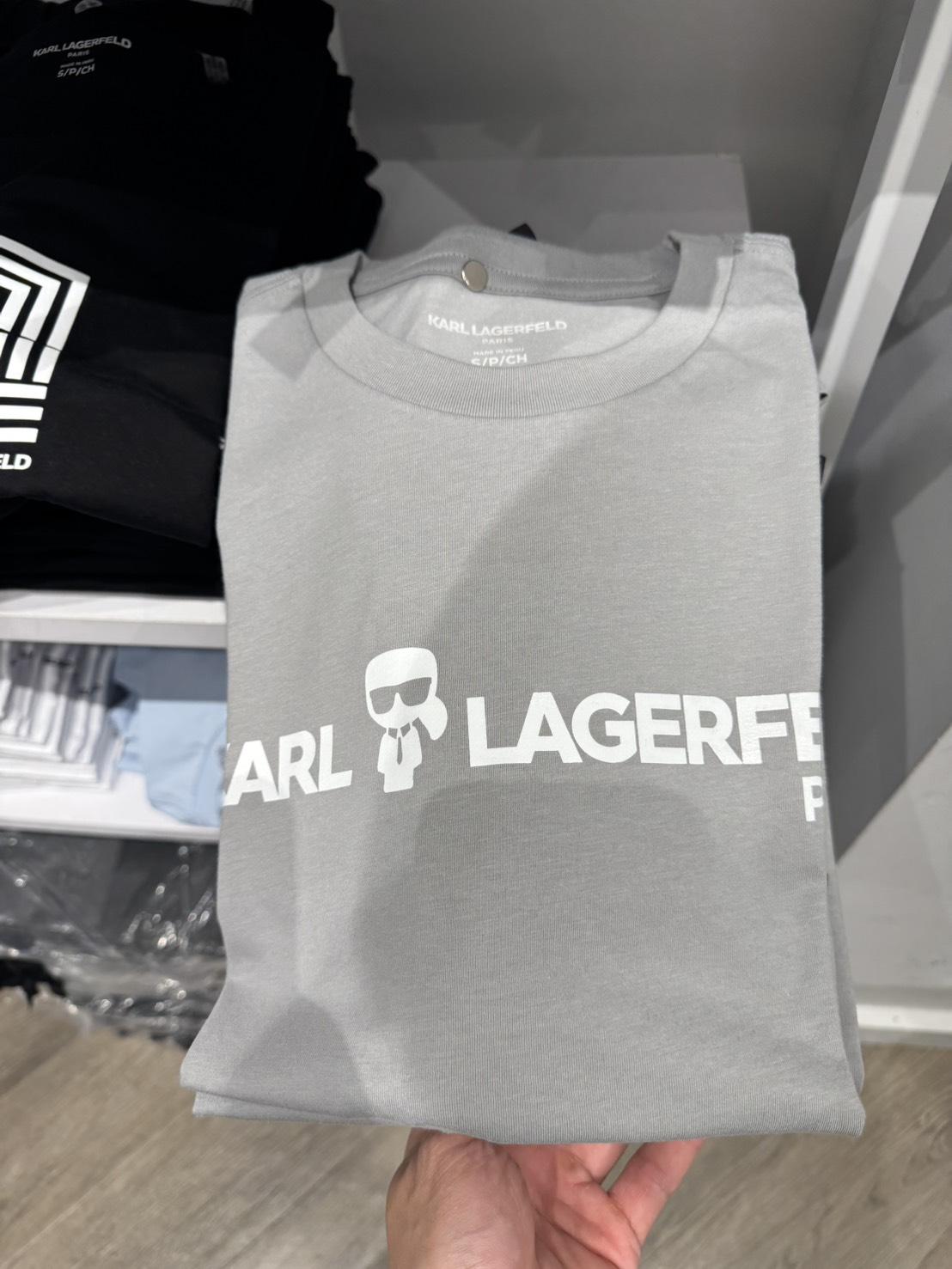 Karl Lagerfeld 卡爾男短T｜老佛爺公仔設計款・街頭潮感圖騰・八款任選