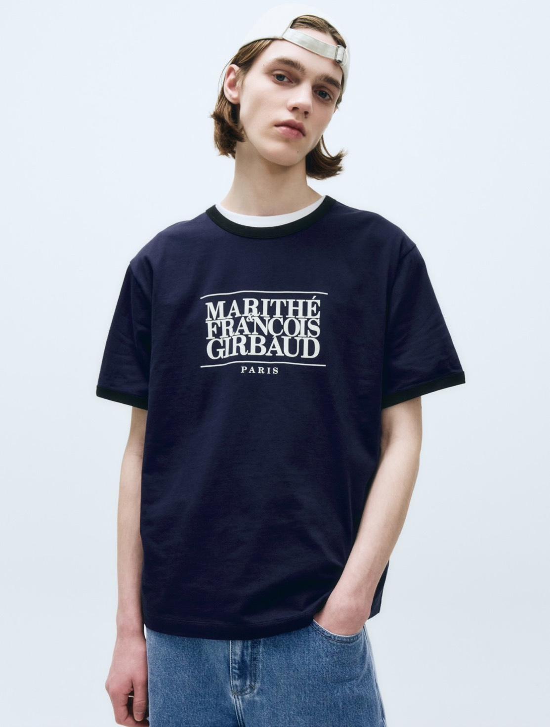 韓國🇰🇷 MARITHE FRANCOIS GIRBAUD｜車銀優同款 滾邊 LOGO TEE
