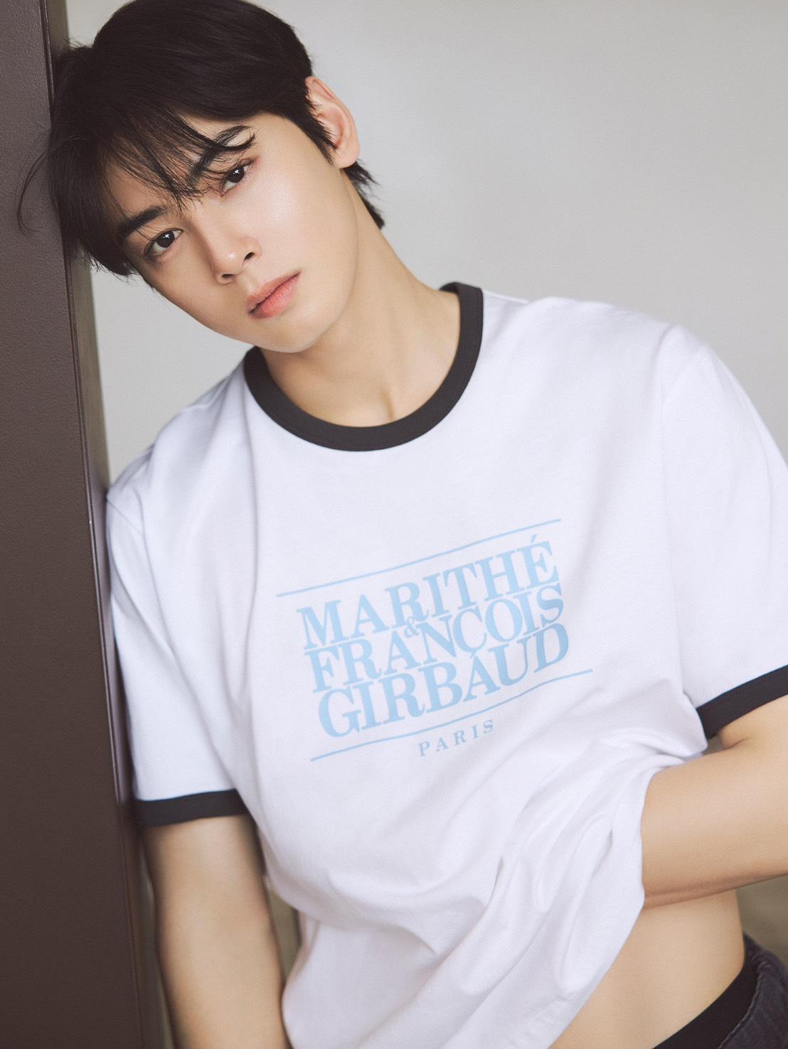 韓國🇰🇷 MARITHE FRANCOIS GIRBAUD｜車銀優同款 滾邊 LOGO TEE