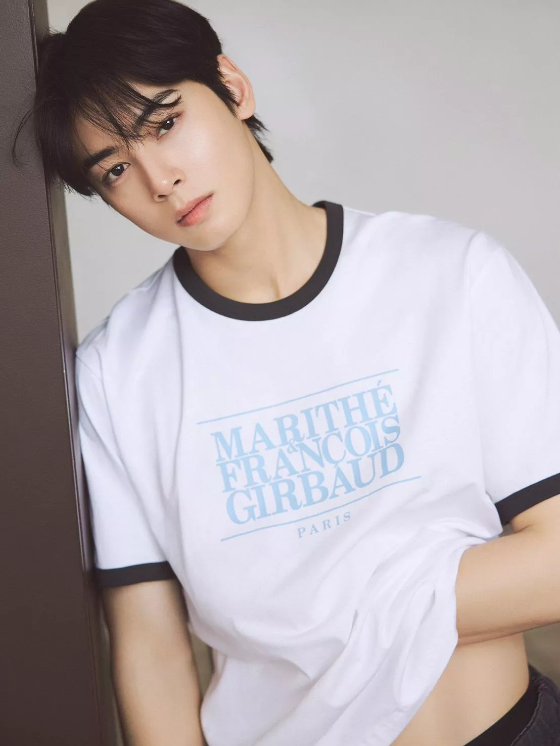 韓國🇰🇷 MARITHE FRANCOIS GIRBAUD｜車銀優同款 滾邊 LOGO TEE