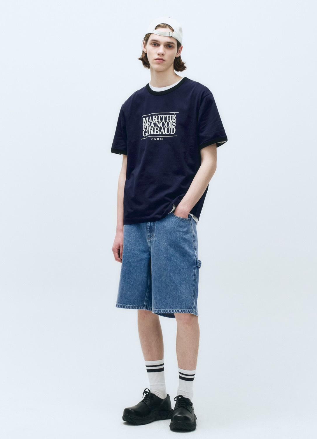 韓國🇰🇷 MARITHE FRANCOIS GIRBAUD｜車銀優同款 滾邊 LOGO TEE