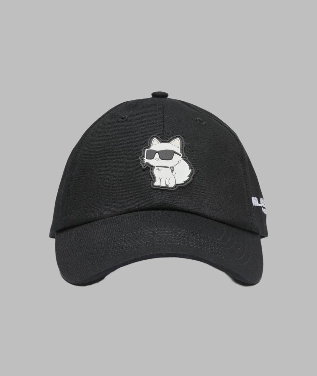 KARL LAGERFELD 經典 Choupette 貓咪棒球帽｜黑・白