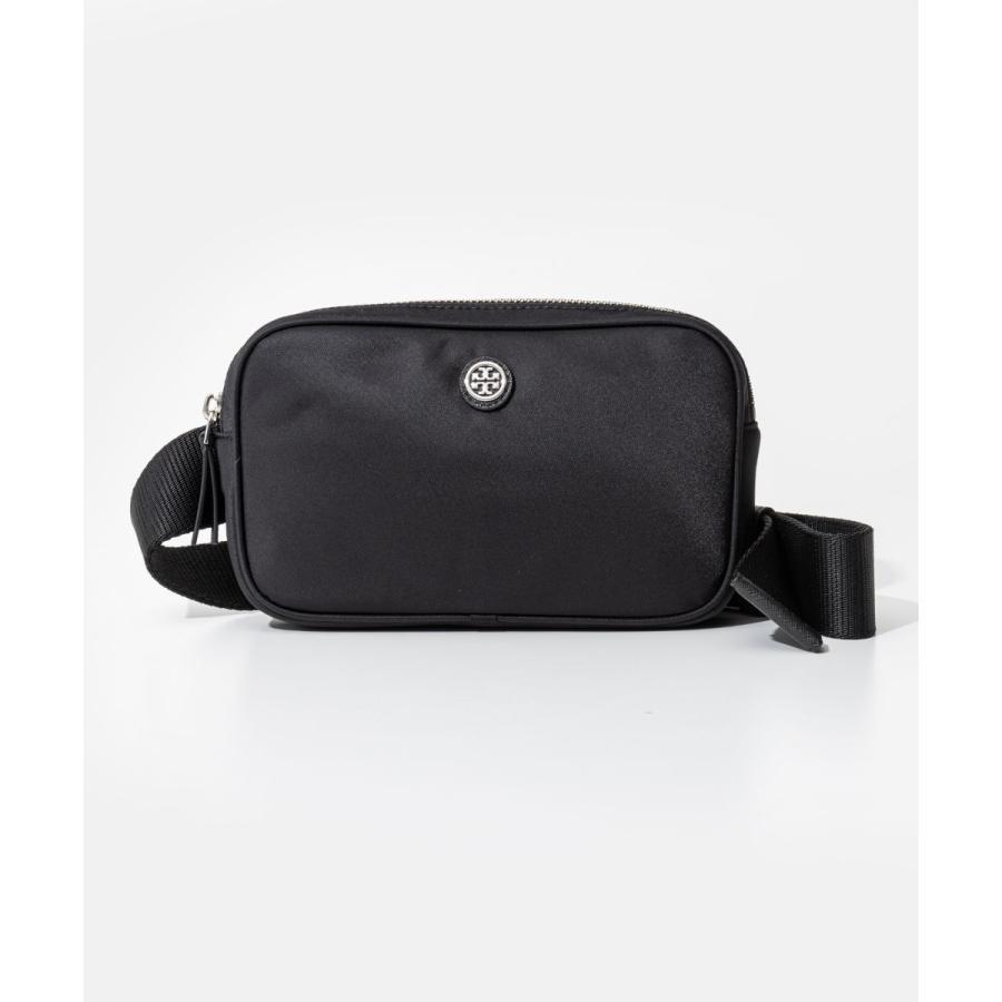 Tory Burch Virginia 尼龍腰包／斜背包｜黑色中性款