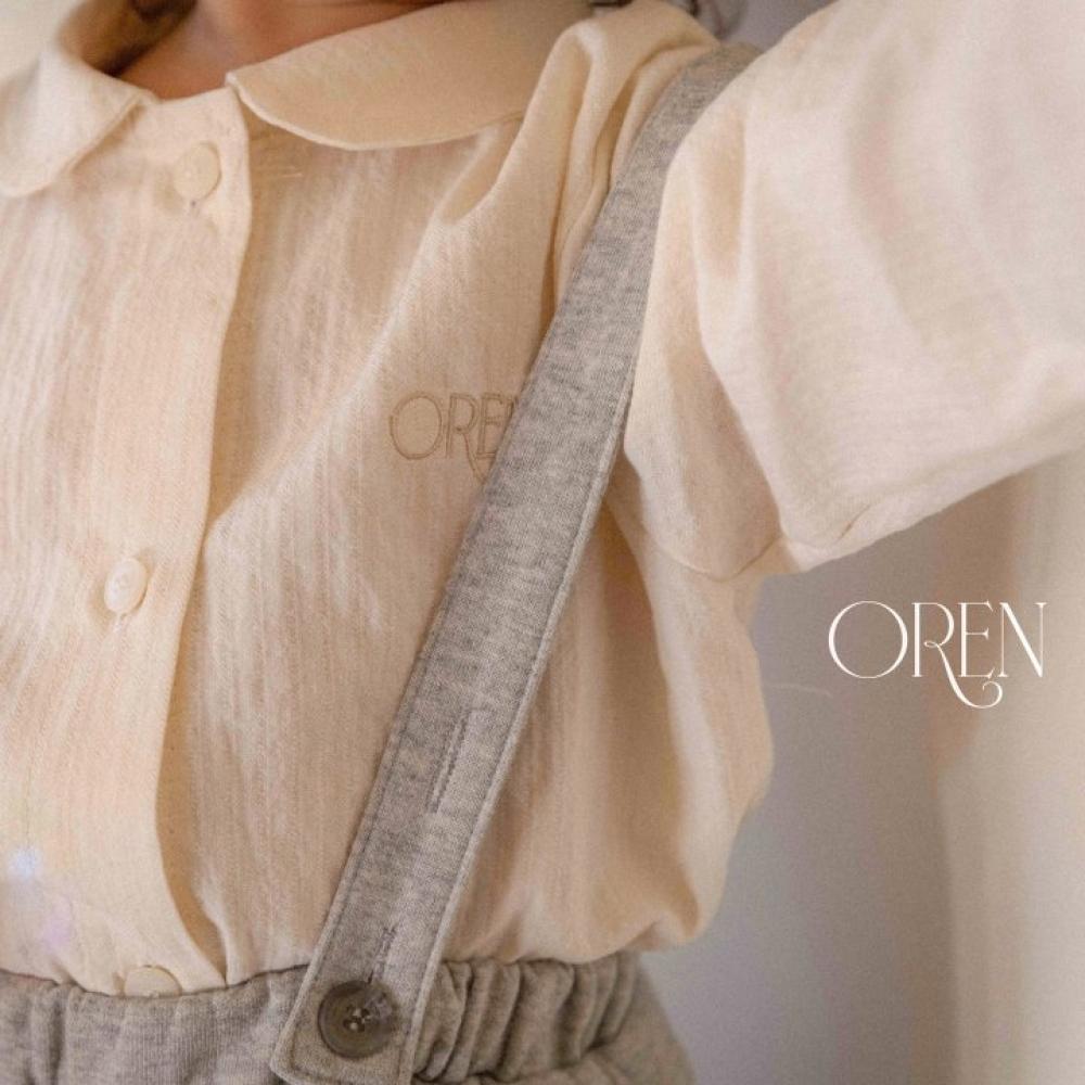 OREN品牌刺繡壓紋襯衫