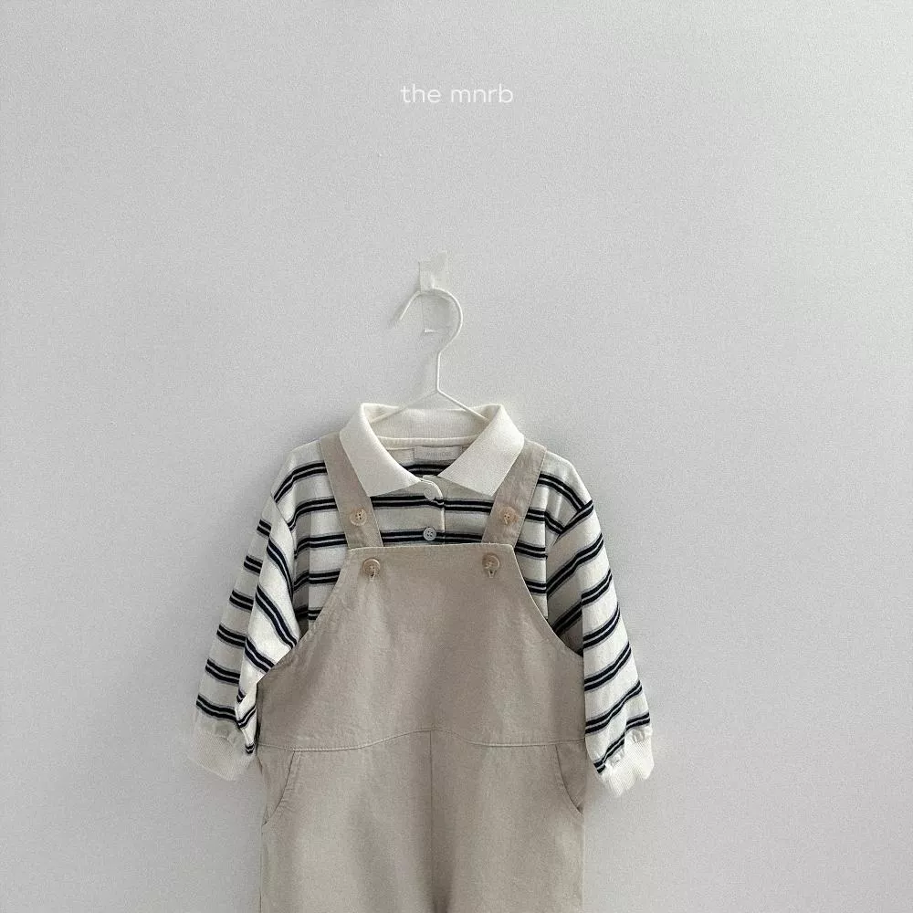 雙色條紋polo衫 MINIROBE-8/27收單