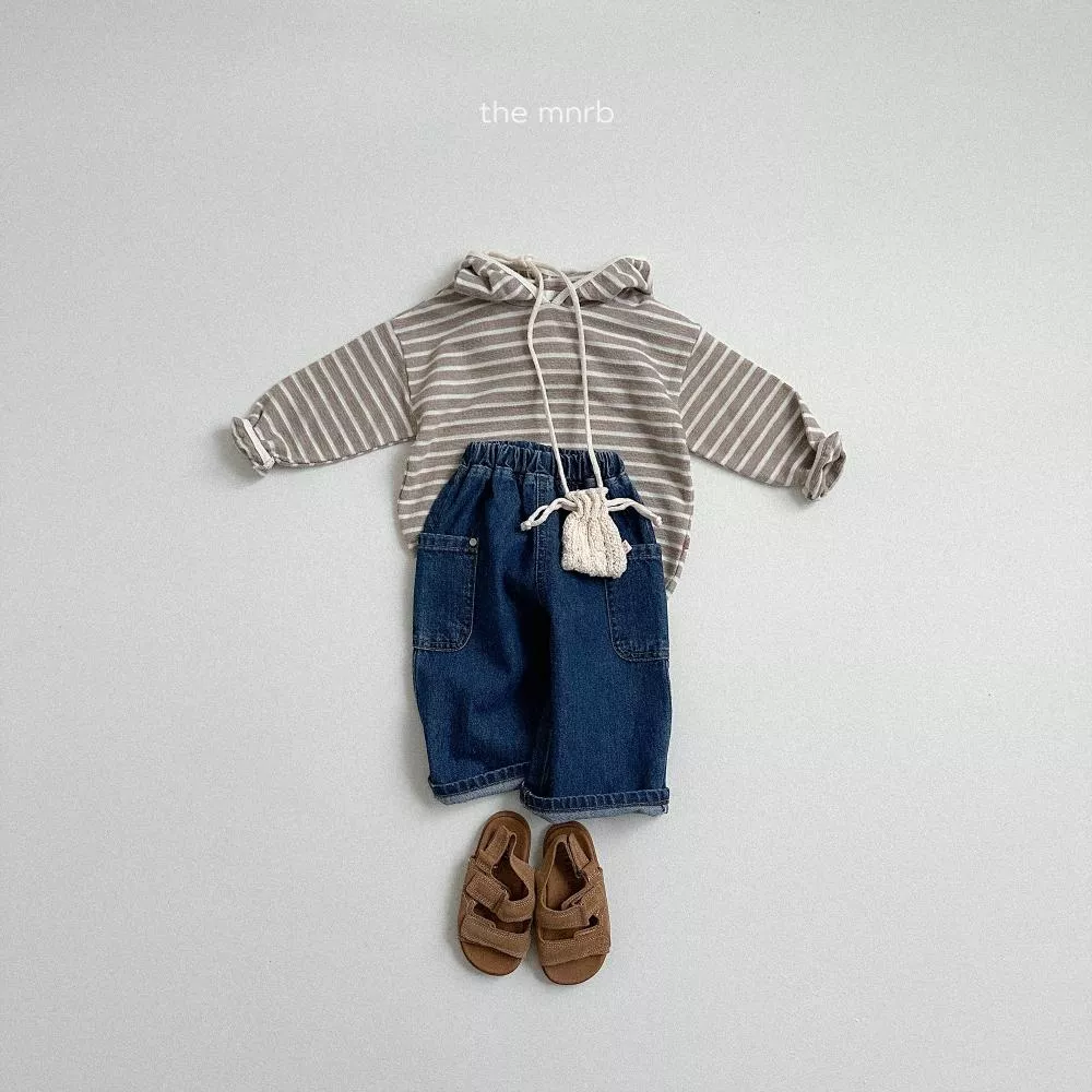 條紋連帽長T MINIROBE-8/27收單