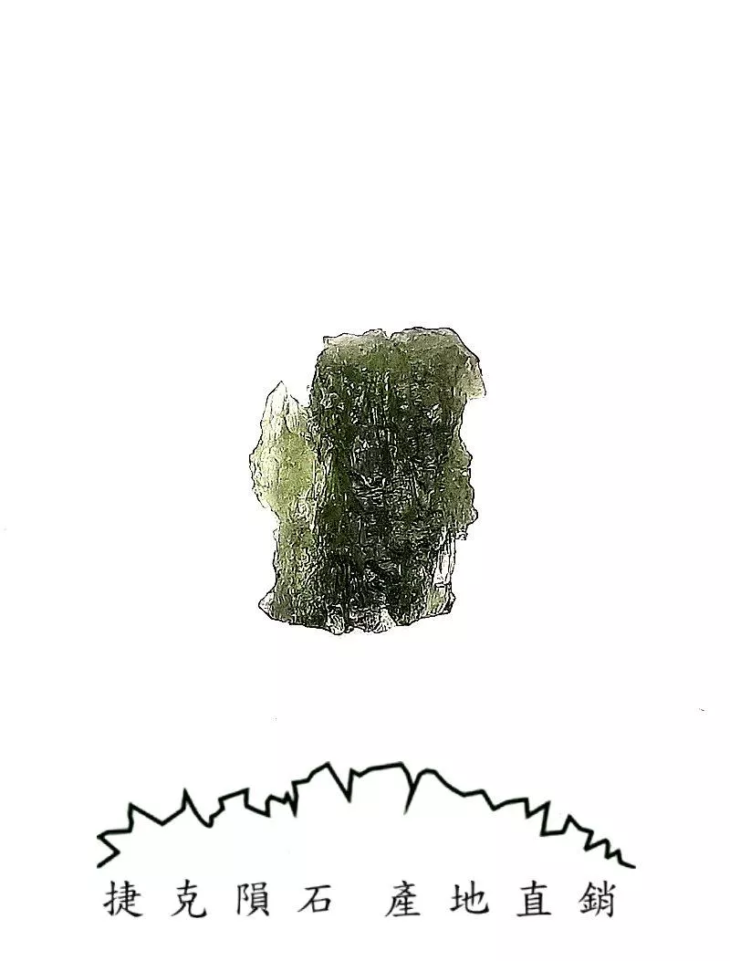 [SA300] [捷克隕石 產地直銷] 1.79g 招財、避邪、好運到 100%保證真品