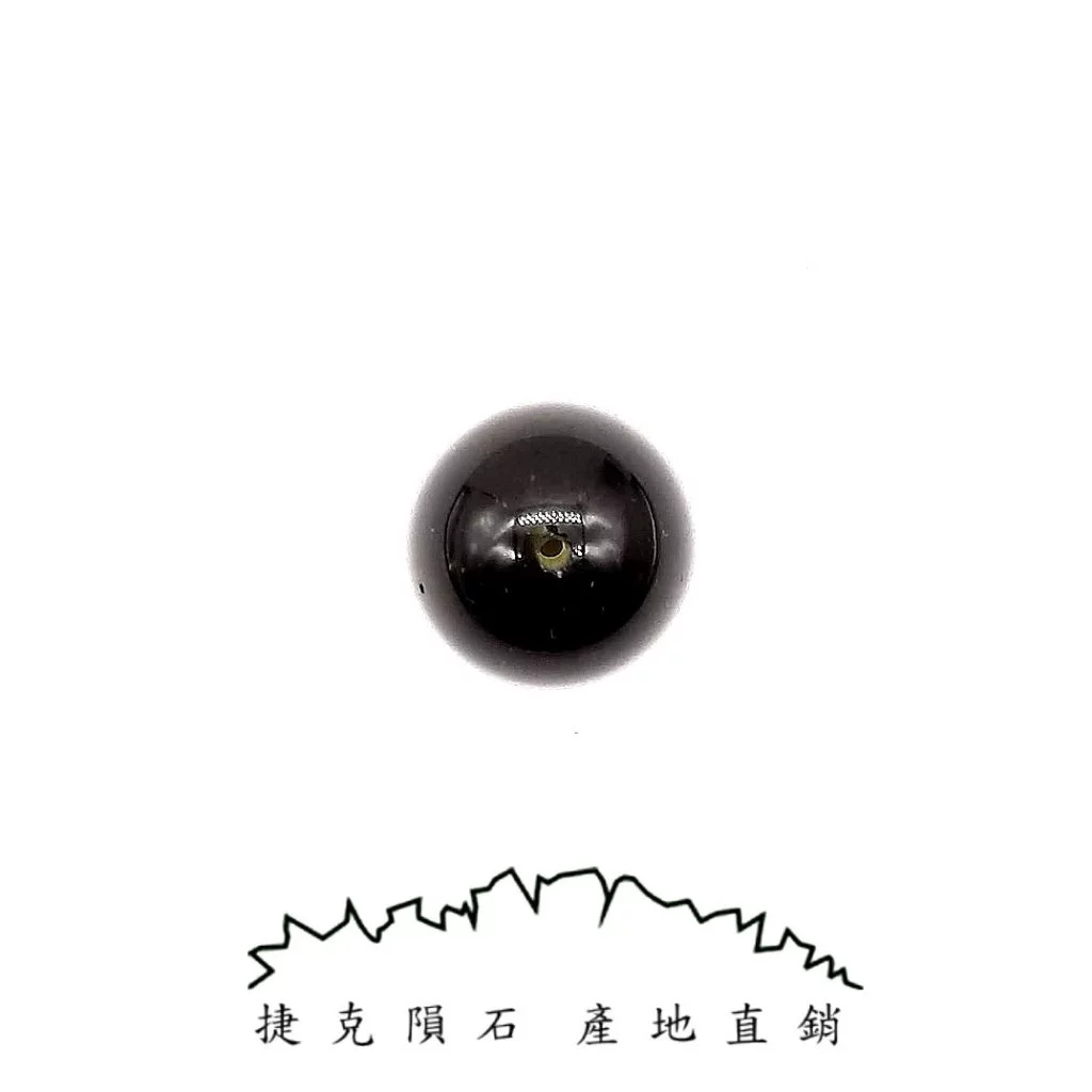 [12mm隕石圓珠] [捷克產地直銷 保證真品]  2.19g 招財、避邪、好運到