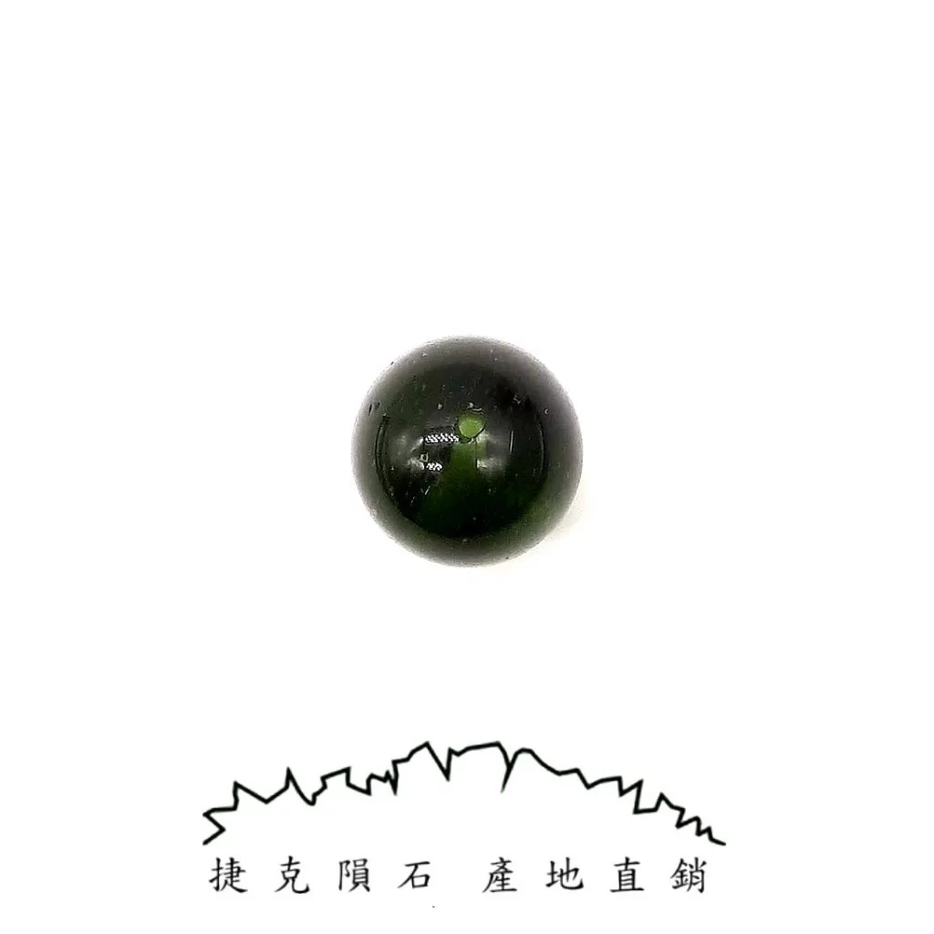 [12mm隕石圓珠] [捷克產地直銷 保證真品] 2.12g 招財、避邪、好運到