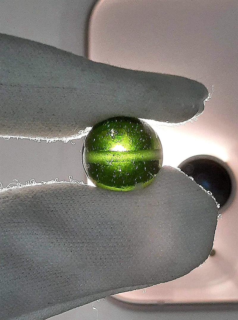 [12mm隕石圓珠] [捷克產地直銷 保證真品] 2.12g 招財、避邪、好運到
