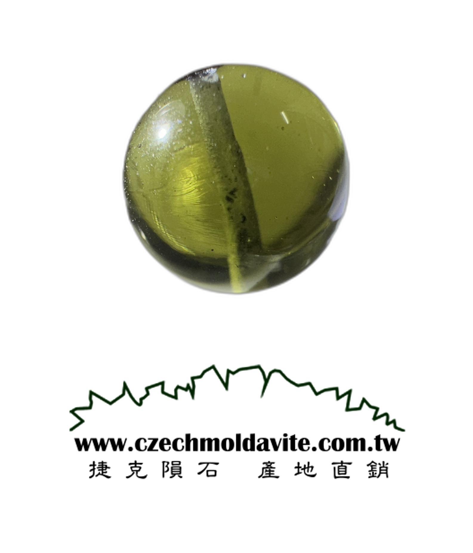 [14.2mm隕石圓珠] [捷克產地直銷 保證真品] 3.47g 招財、避邪、好運到