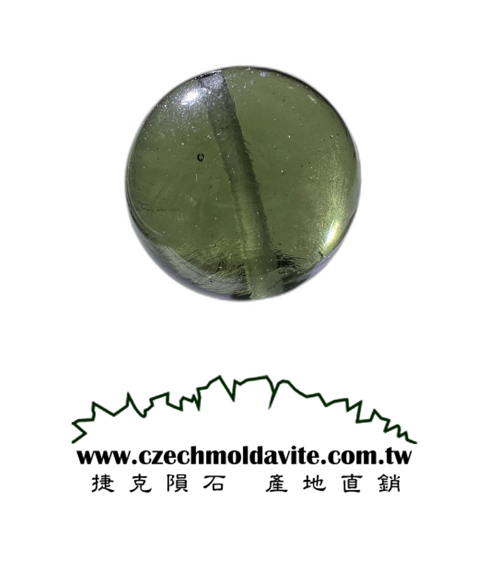 [14.3mm隕石圓珠] [捷克產地直銷 保證真品] 3.89g 招財、避邪、好運到