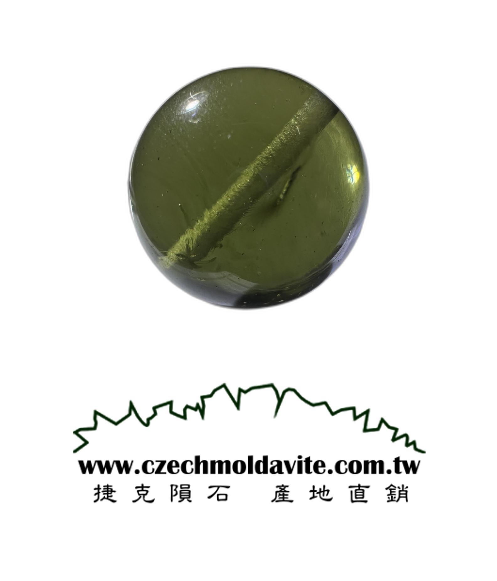 [14.5mm隕石圓珠] [捷克產地直銷 保證真品] 3.69g 招財、避邪、好運到