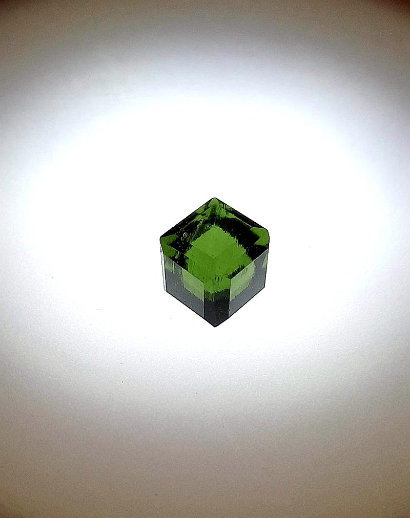 [I282]  [捷克產地直銷 保證真品] 禮物魔方鎖骨鍊 3.35 ct 招財、避邪、好運到