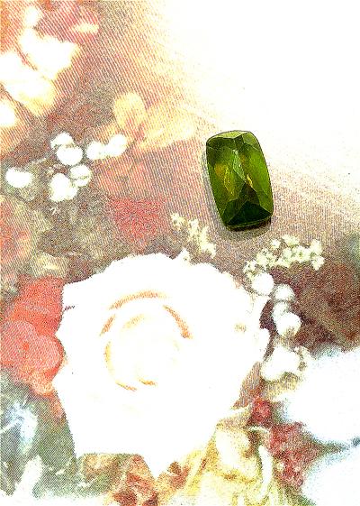 [S033]  [捷克產地直銷 保證真品] 捷克隕石鑽切-長方13x8MM 5.1 ct 招財、避邪、好運到