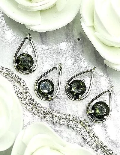 [J068] [捷克隕石 產地直銷 保證真品] 圓形流線感訂製7mm 捷克隕石項鍊