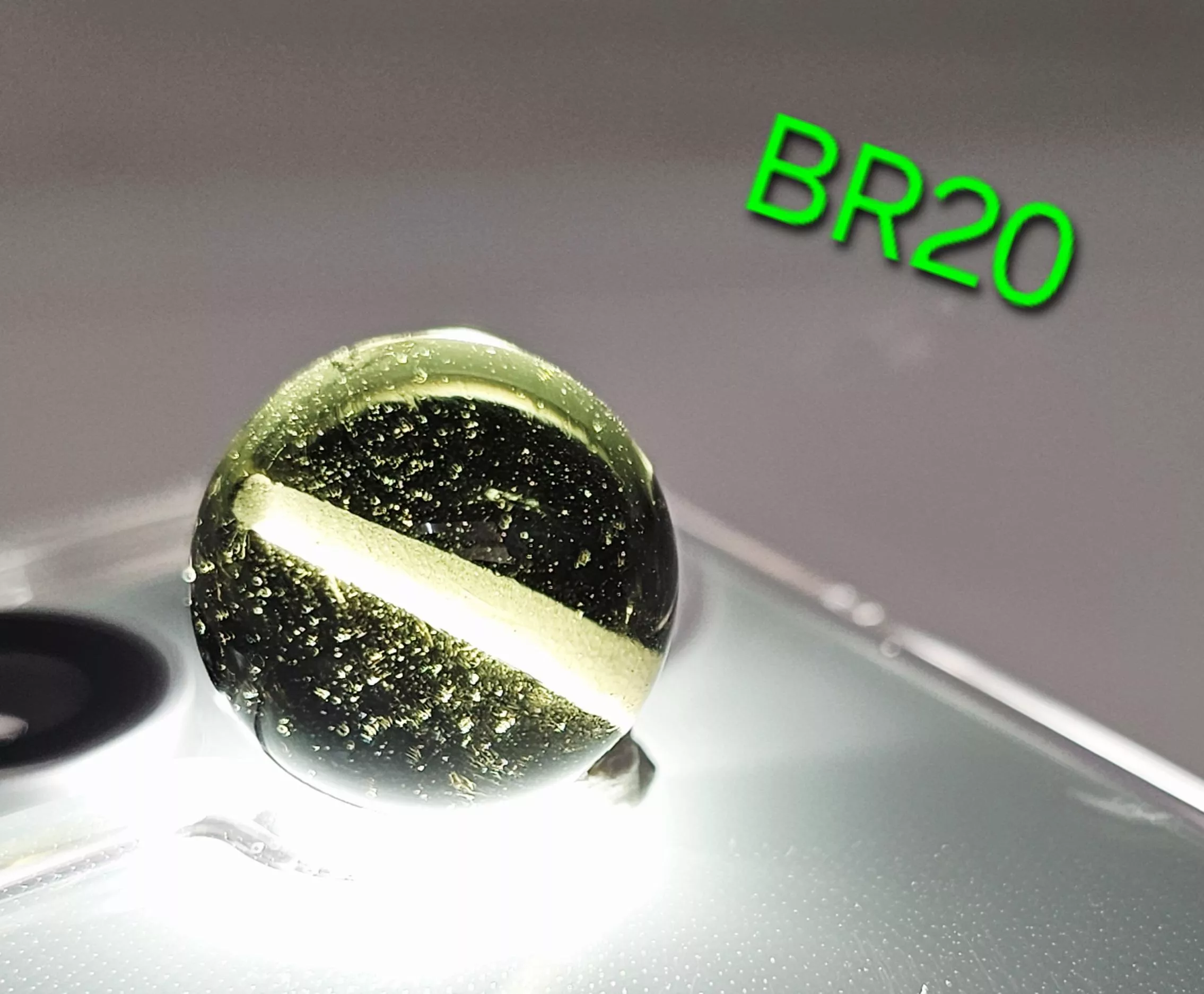 [BR20][14.5mm隕石圓珠] [捷克產地直銷 保證真品] 3.69g 招財、避邪、好運到