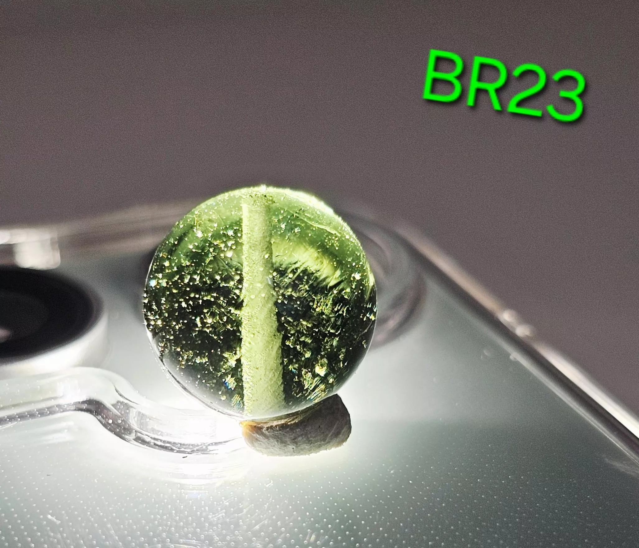 [BR23][12mm隕石圓珠] [捷克產地直銷 保證真品] 2.12g 招財、避邪、好運到