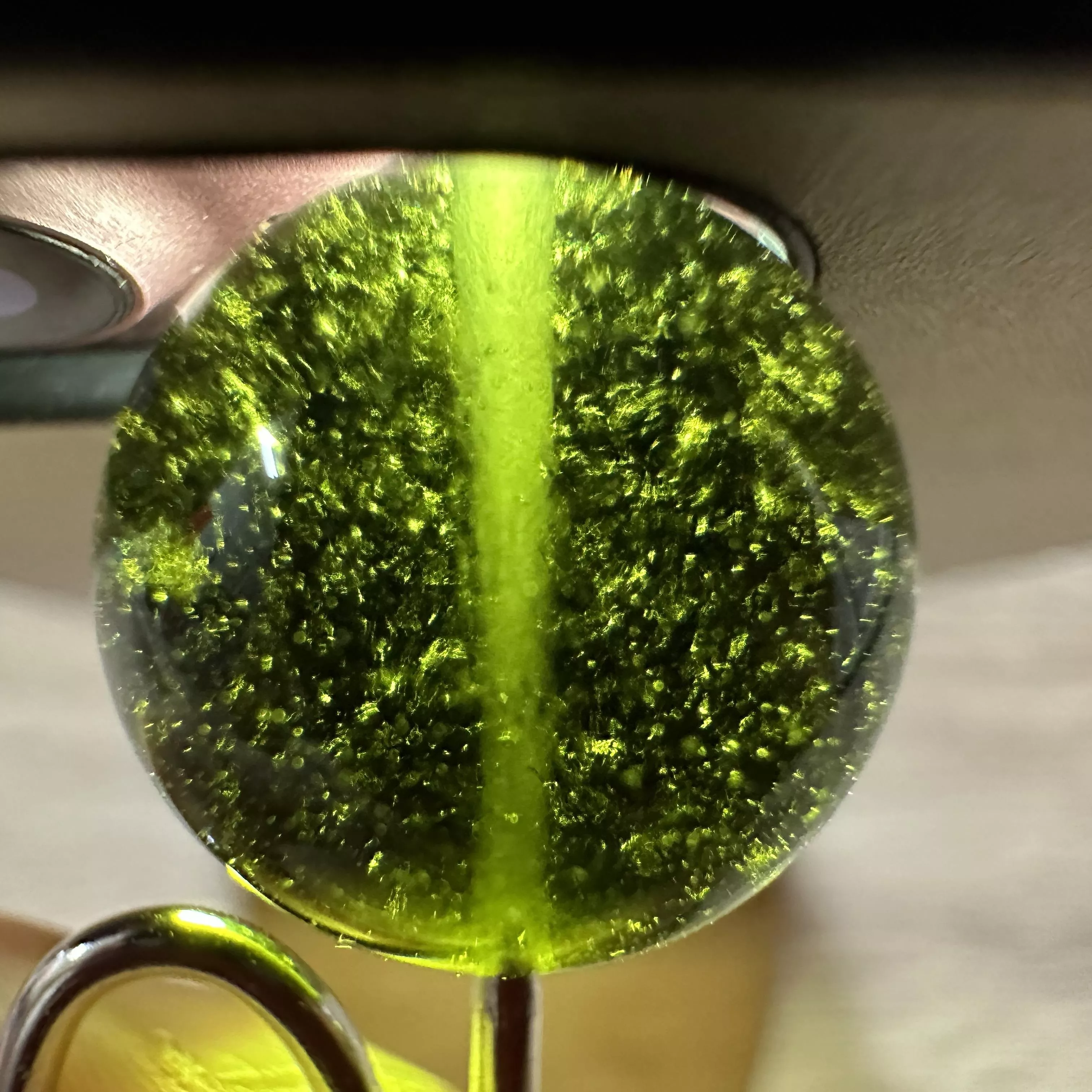 [BR25][15.7mm隕石圓珠]  [捷克產地直銷 保證真品] 4.69g 招財、避邪、好運到