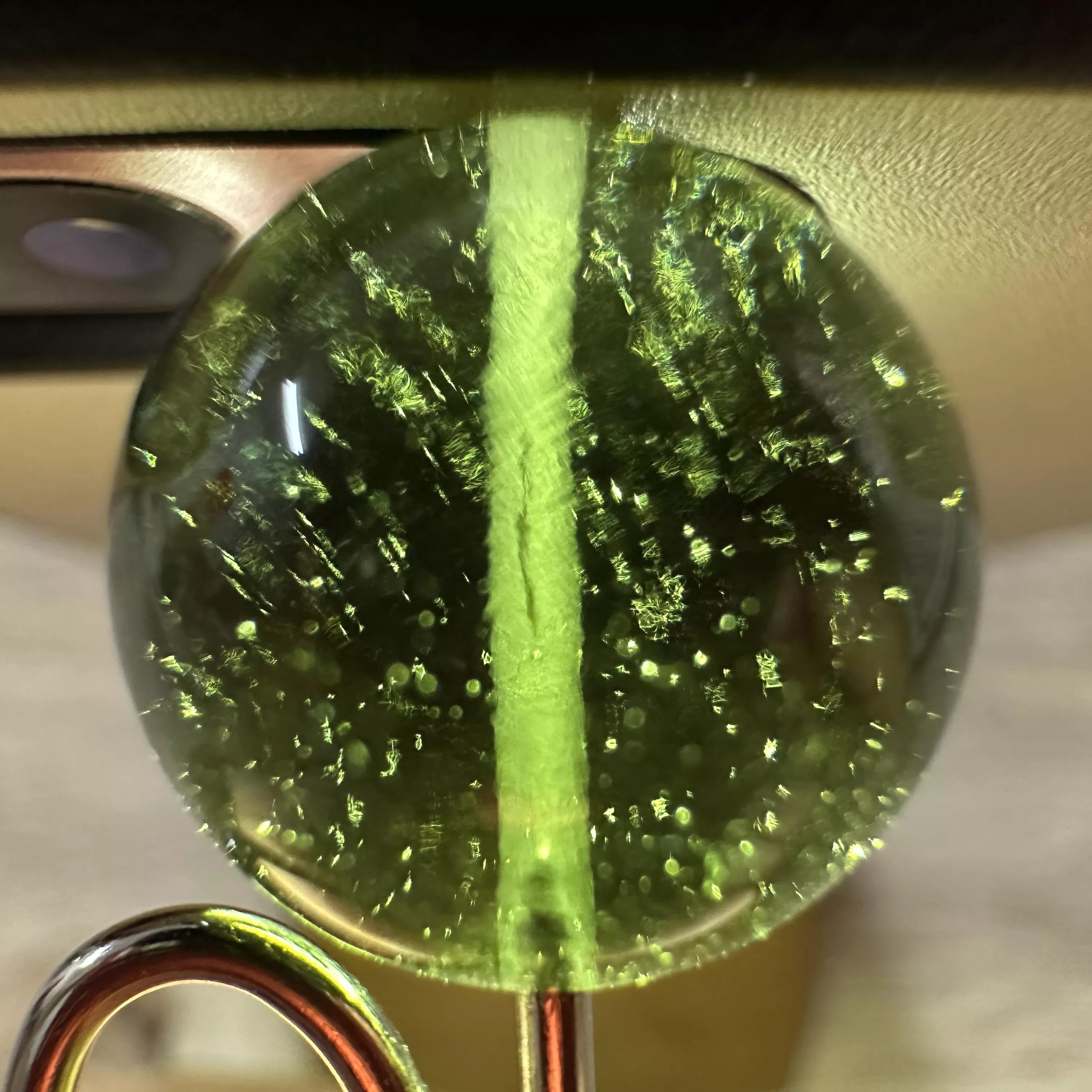 [BR26][16mm隕石圓珠]  [捷克產地直銷 保證真品] 4.91g 招財、避邪、好運到