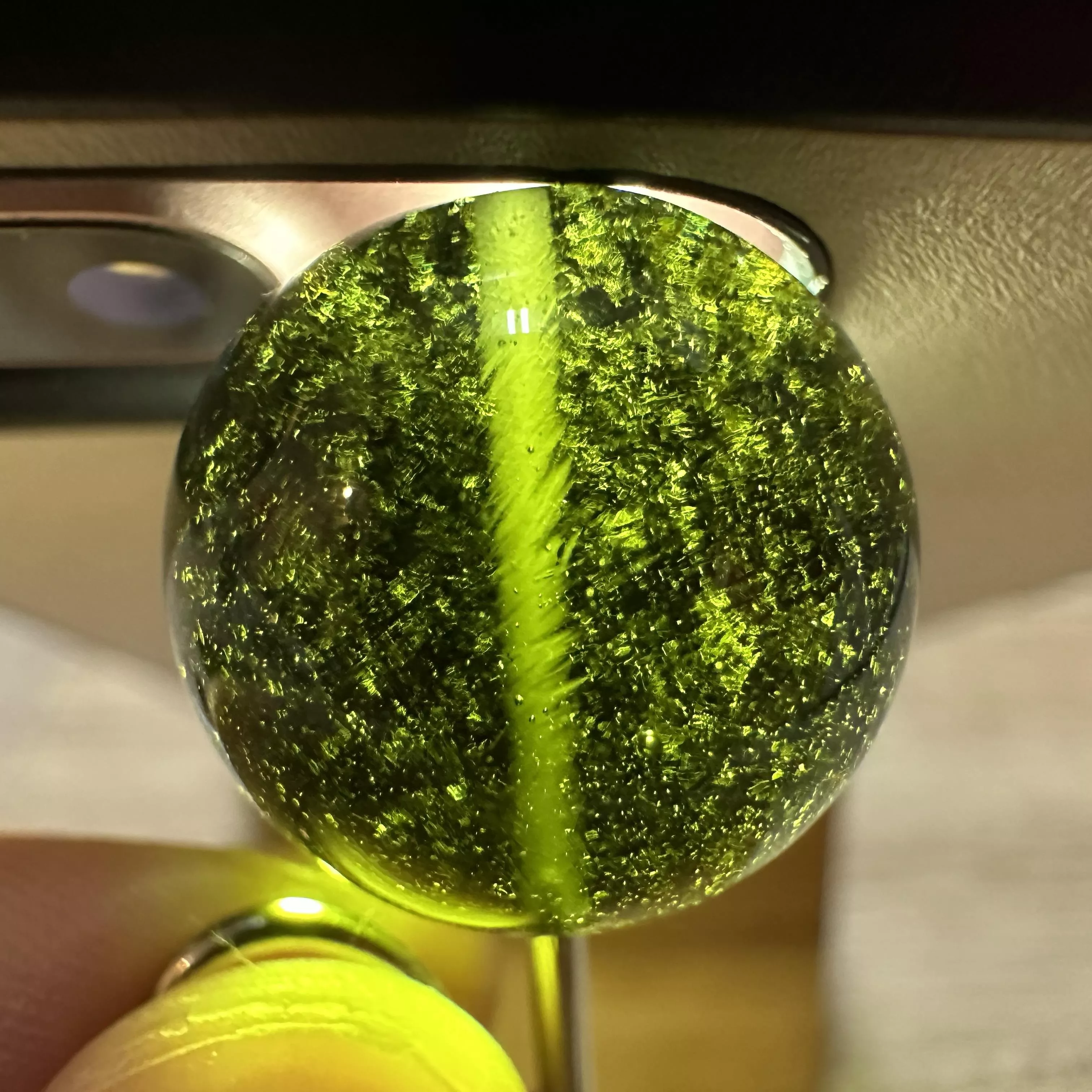 [BR27][17mm隕石圓珠]  [捷克產地直銷 保證真品] 6.01g 招財、避邪、好運到