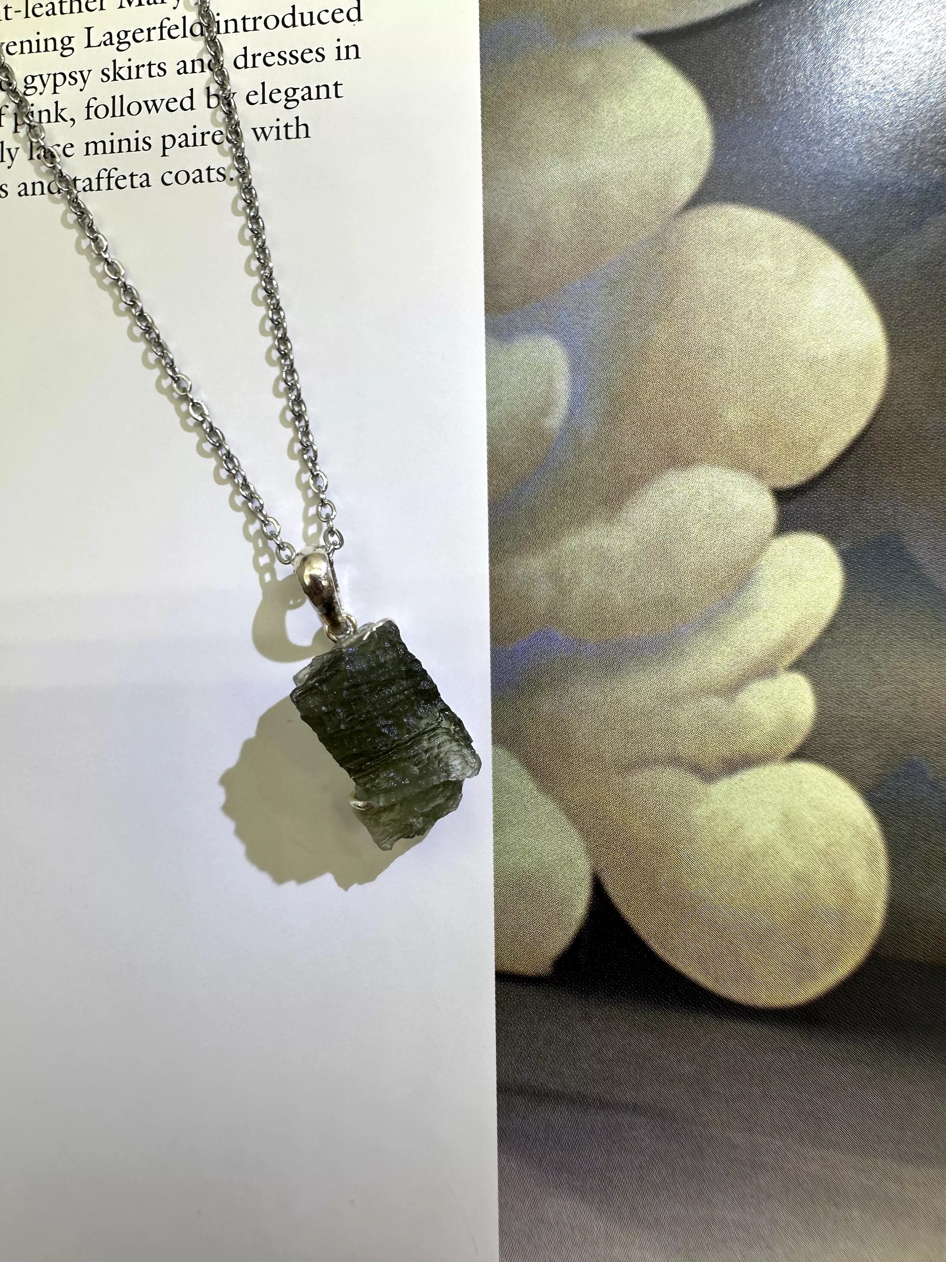 [I307] [捷克隕石 產地直銷] 捷克隕石原礦爪鑲墜 招財 避邪 好運到 100%保證真品