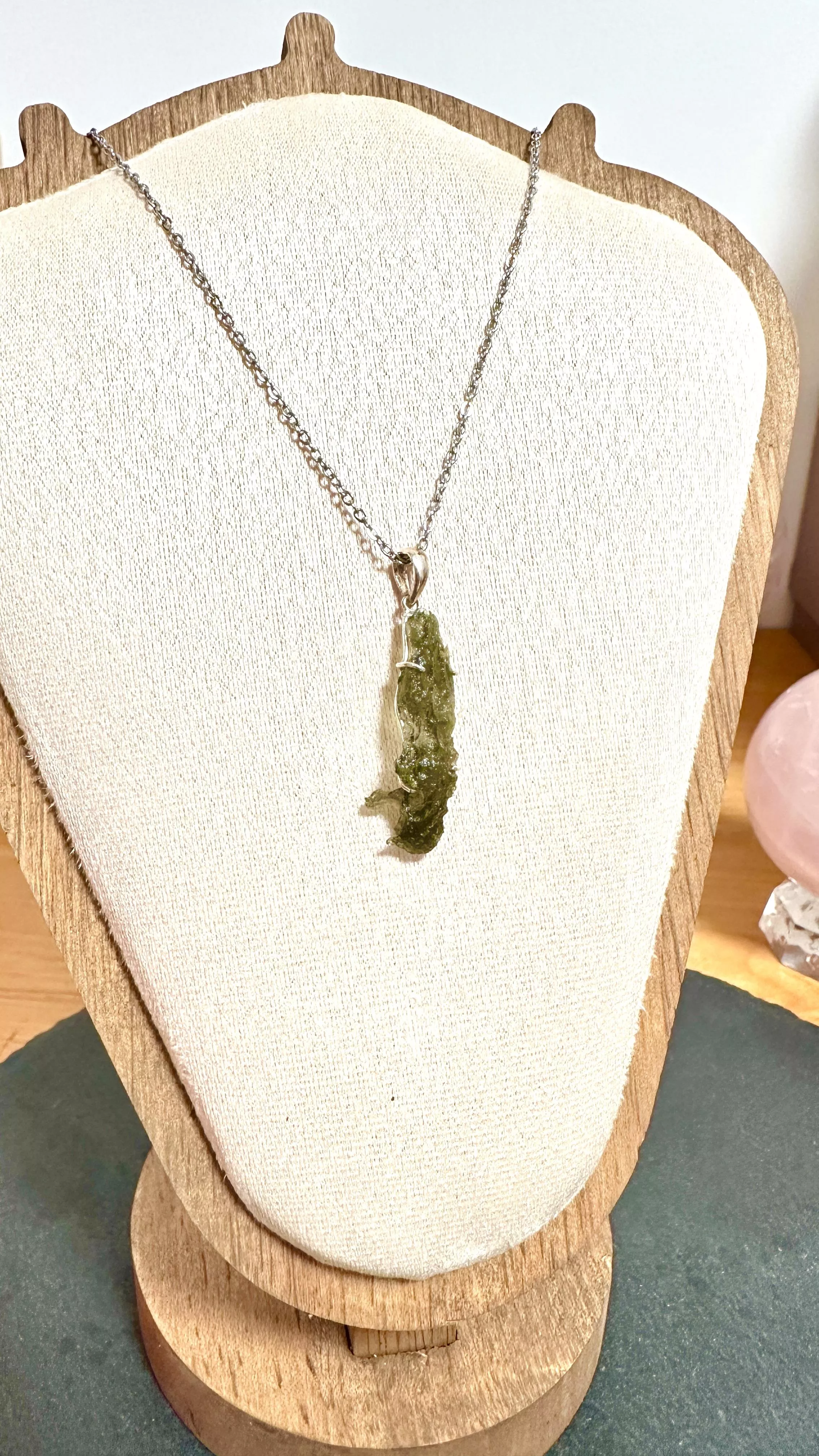 [I317] [捷克隕石 產地直銷] 捷克隕石原礦爪鑲墜 招財 避邪 好運到 100%保證真品