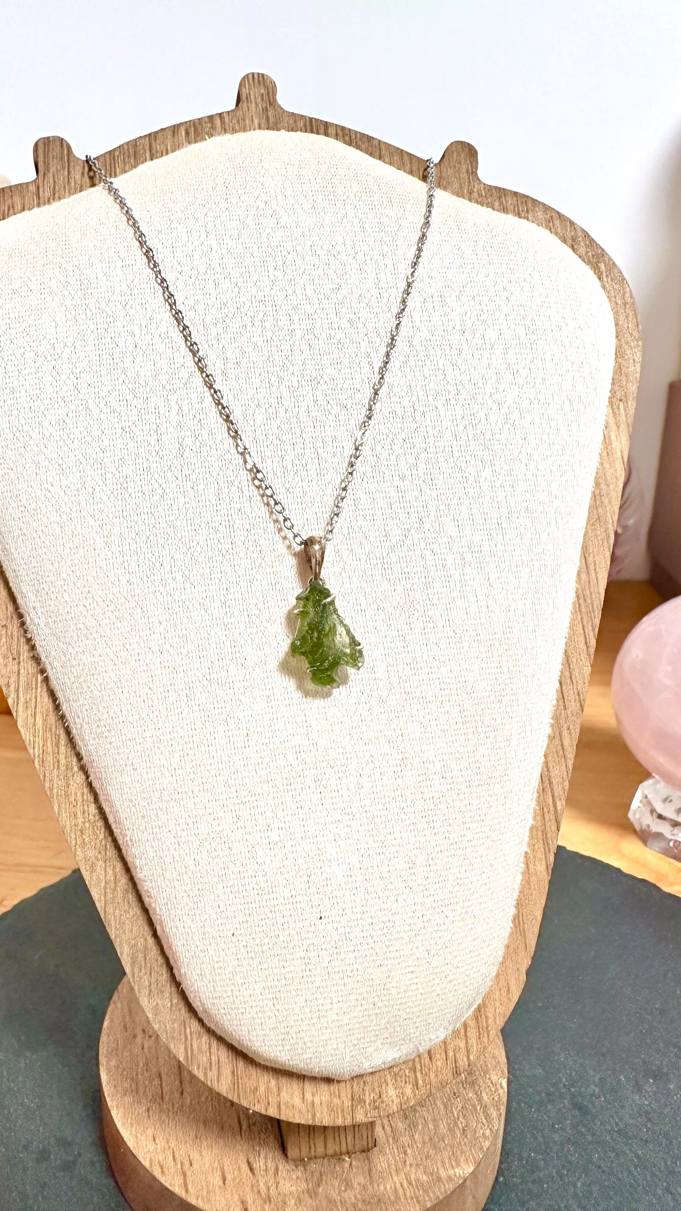 [I318] [捷克隕石 產地直銷] 捷克隕石原礦爪鑲墜 招財 避邪 好運到 100%保證真品