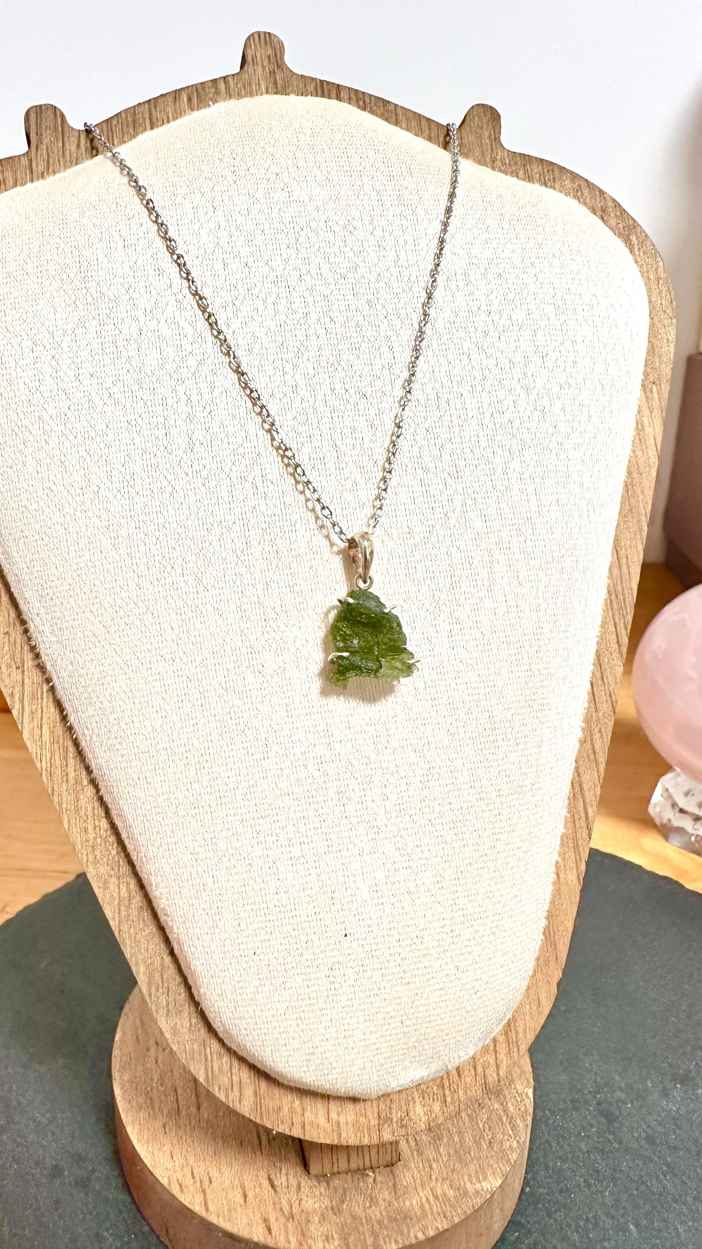 [I319] [捷克隕石 產地直銷] 捷克隕石原礦爪鑲墜 招財 避邪 好運到 100%保證真品