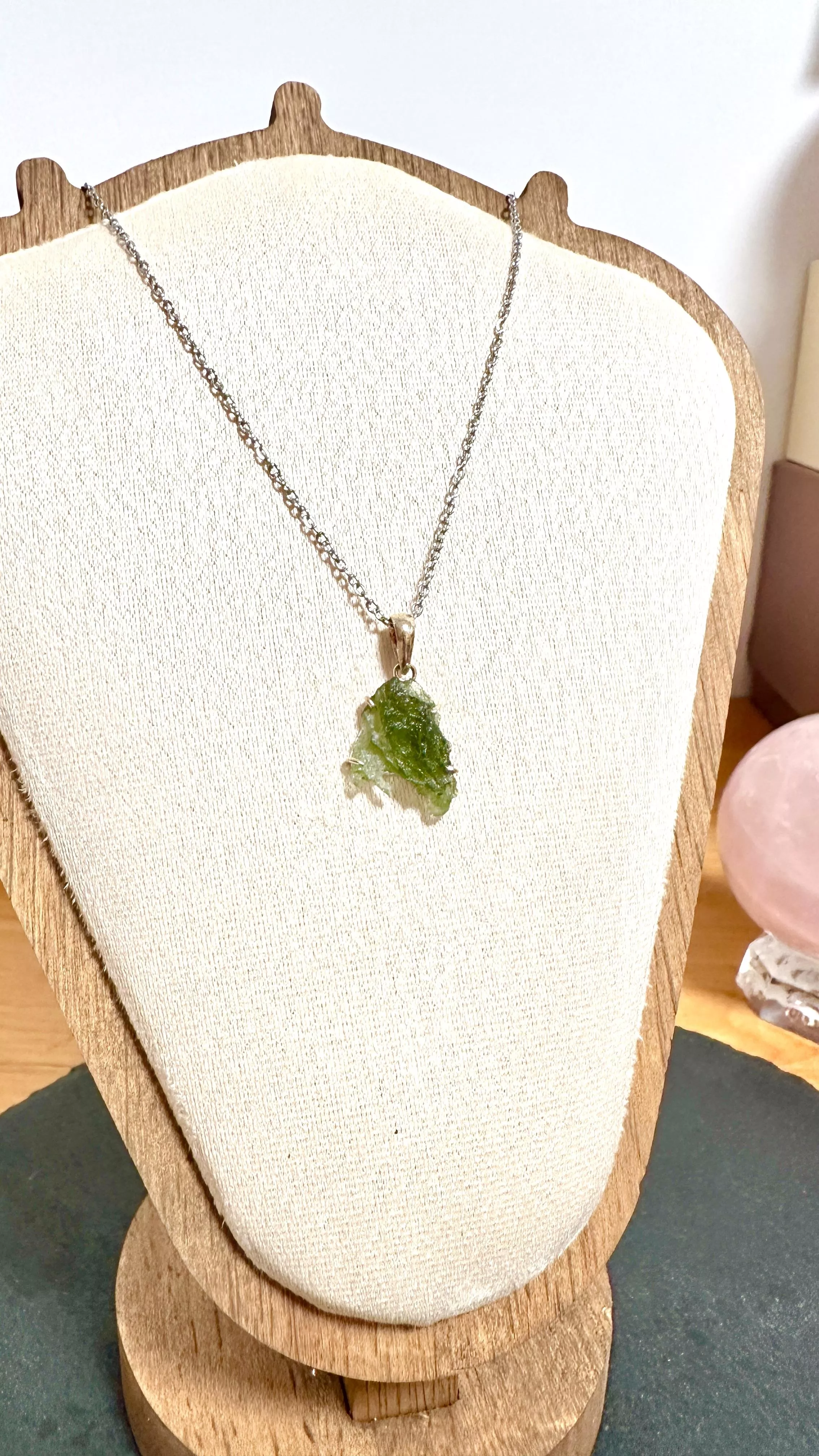 [I323] [捷克隕石 產地直銷] 捷克隕石原礦爪鑲墜 招財 避邪 好運到 100%保證真品