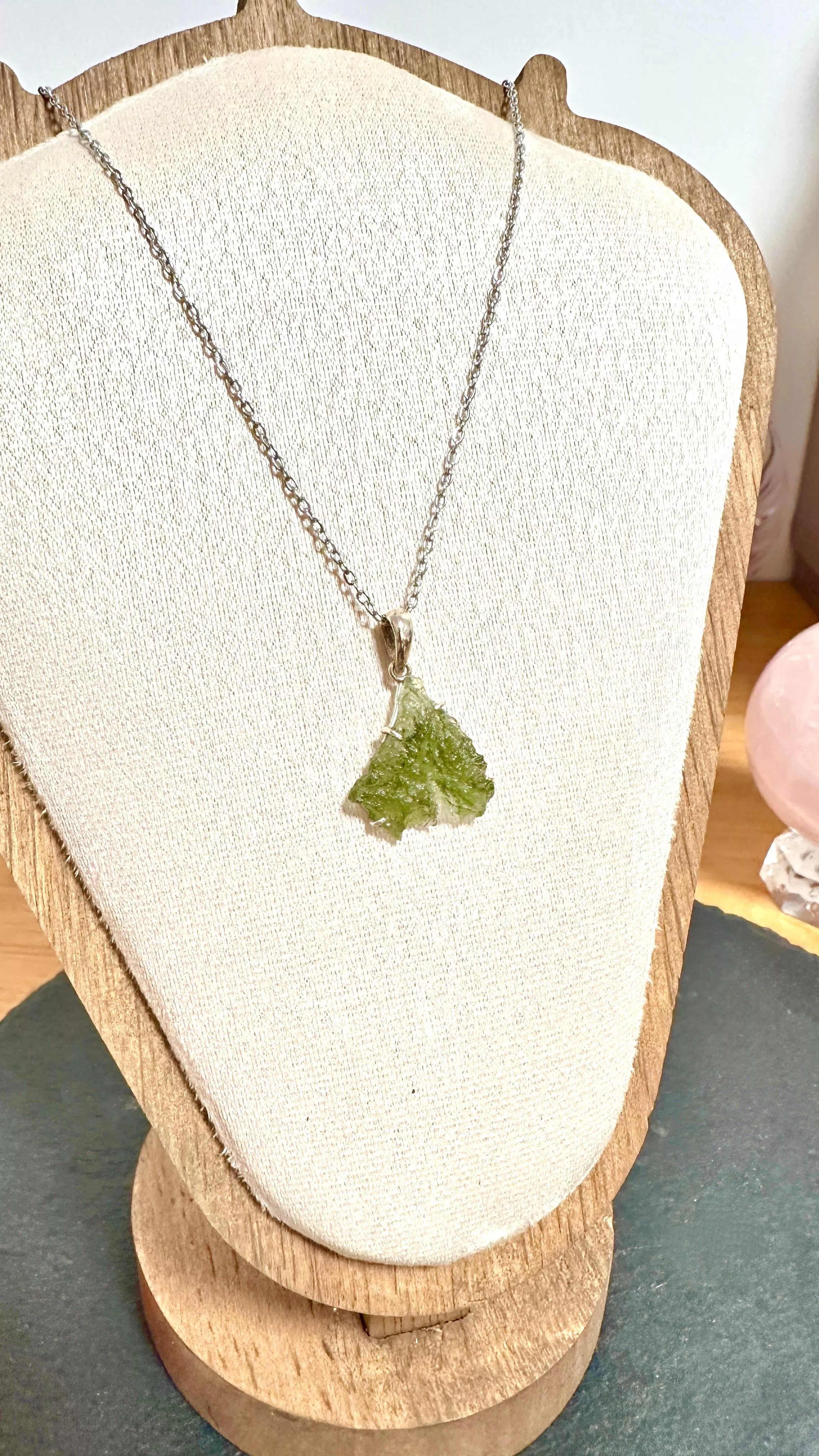 [I330] [捷克隕石 產地直銷] 捷克隕石原礦爪鑲墜 招財 避邪 好運到 100%保證真品